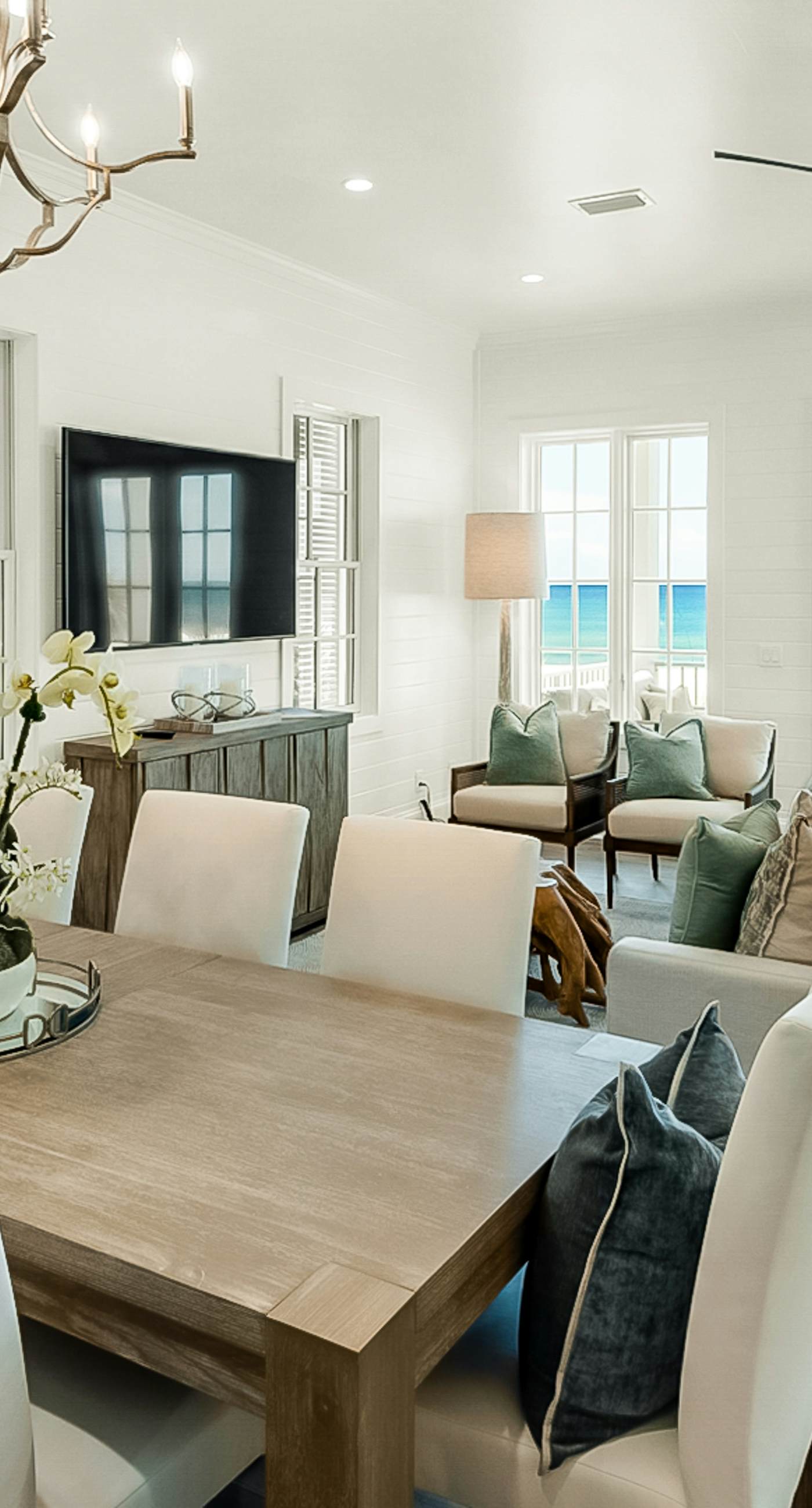 Spotless beachfront dream with views, a shared pool, & sports courts