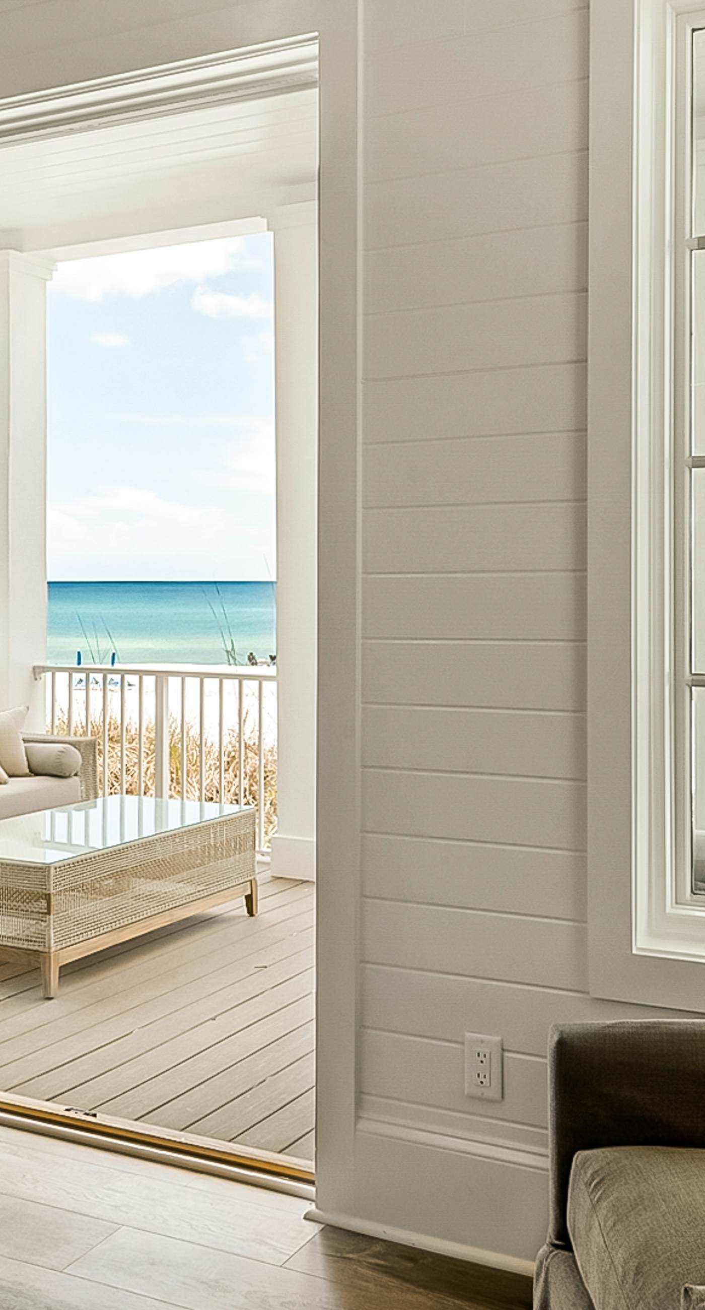 Spotless beachfront dream with views, a shared pool, & sports courts