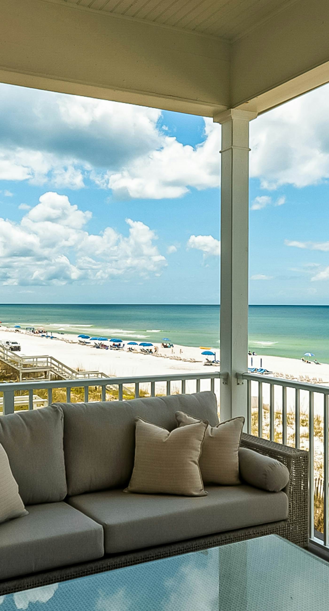 Spotless beachfront dream with views, a shared pool, & sports courts