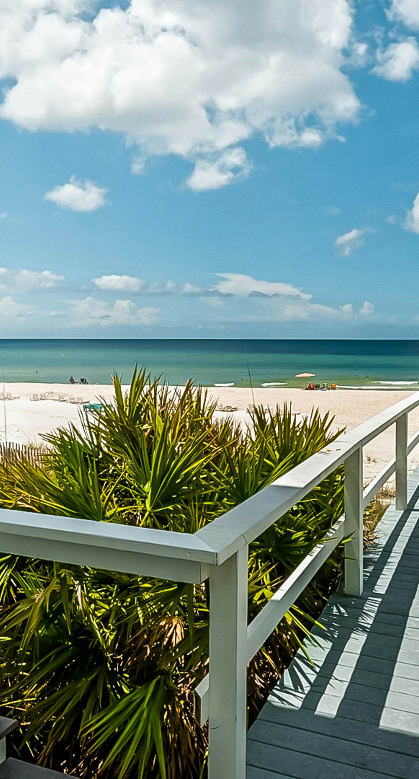 Spotless beachfront dream with views, a shared pool, & sports courts