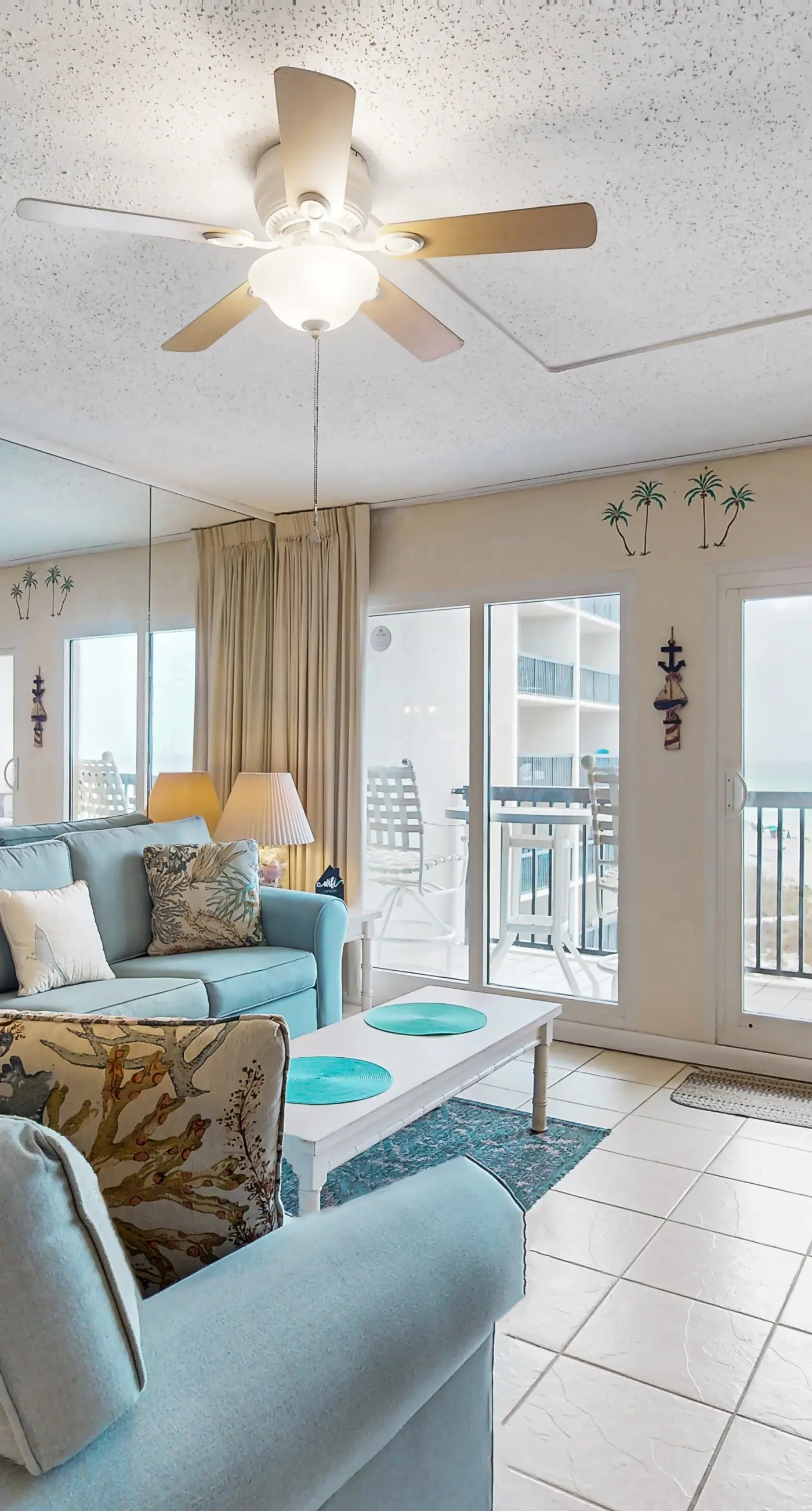 Cozy beachfront condo with private balcony, shared pool & beach access