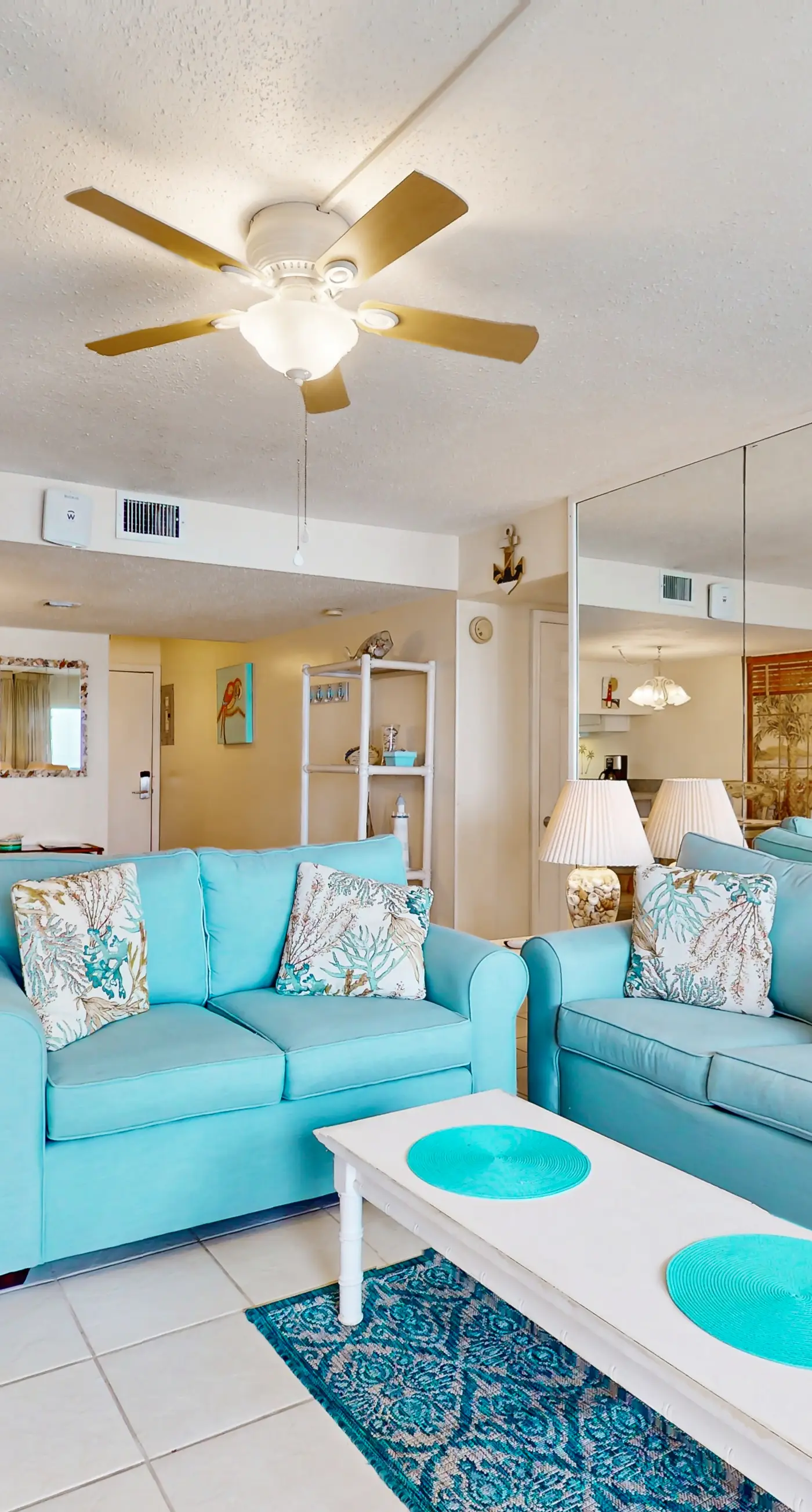 Cozy beachfront condo with private balcony, shared pool & beach access