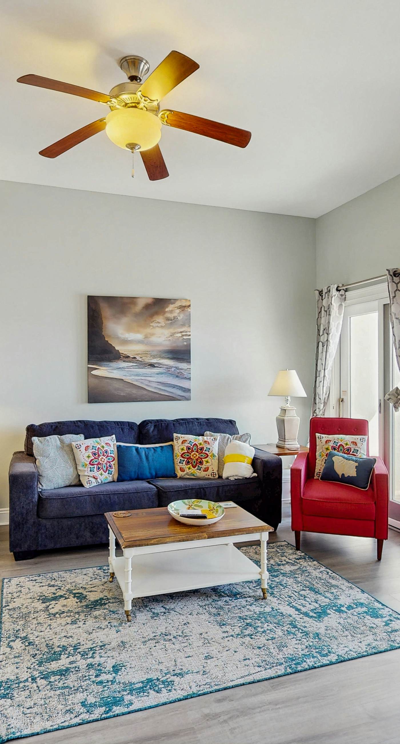 Lakefront dog-friendly condo with water views, pool, hot tub & beach access