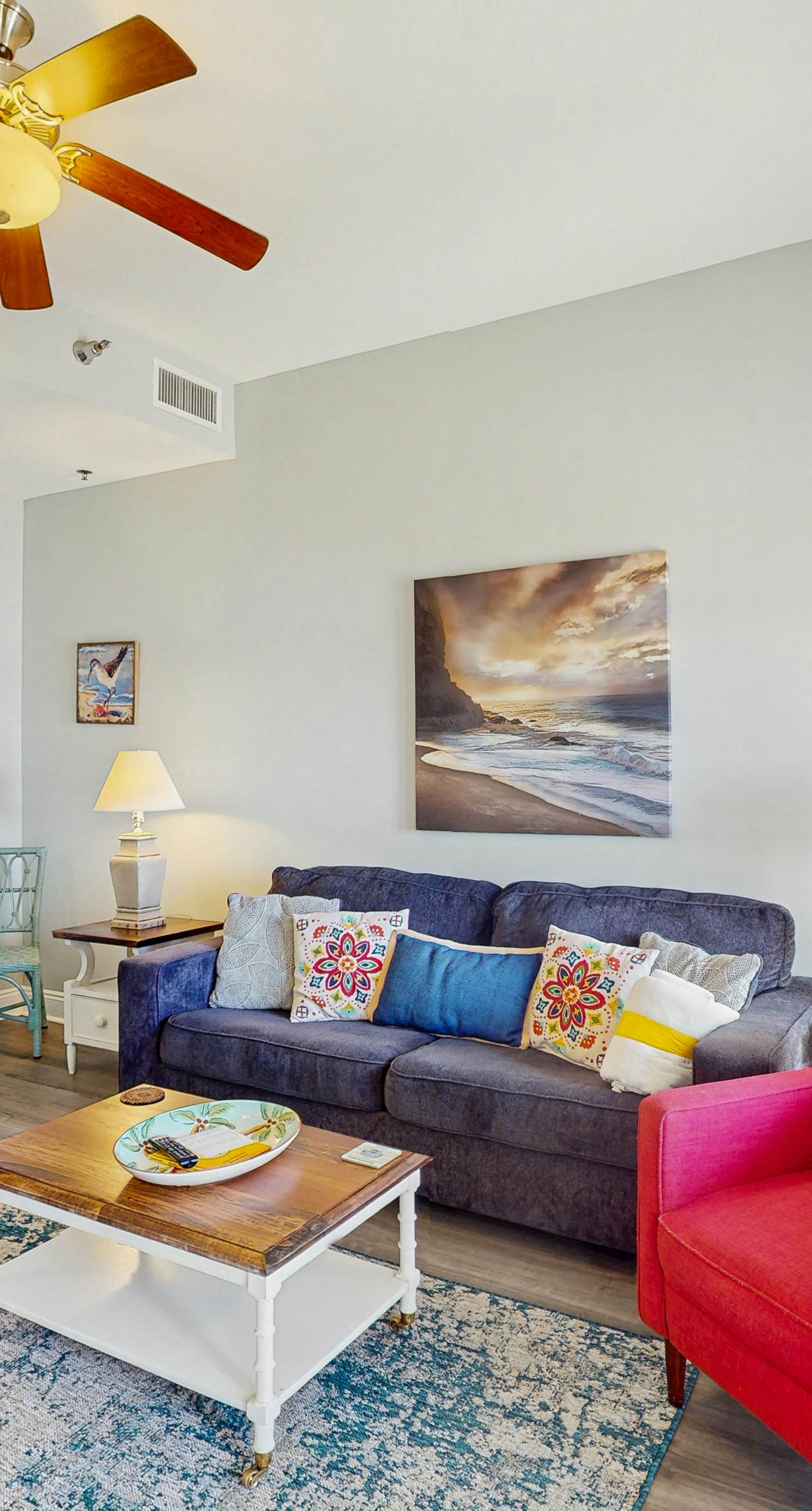 Lakefront dog-friendly condo with water views, pool, hot tub & beach access