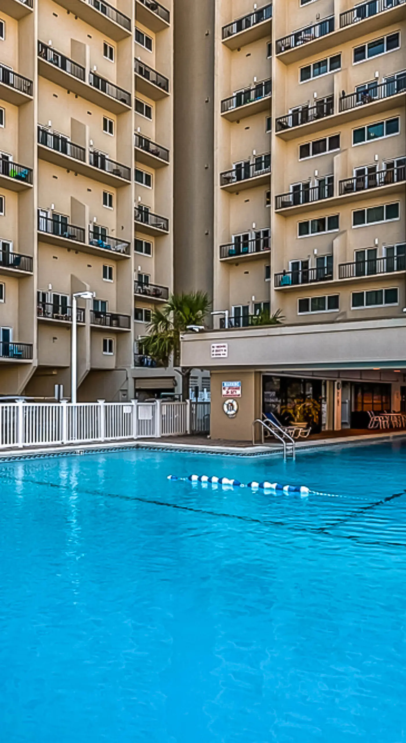 Beachfront condo with balcony, pools, sauna & ocean views - snowbird-friendly