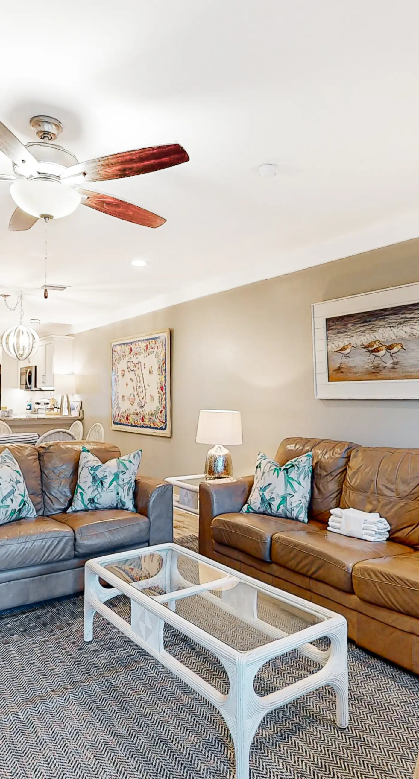 Three-story condo in beachfront complex with patios, balconies, pool & hot tub