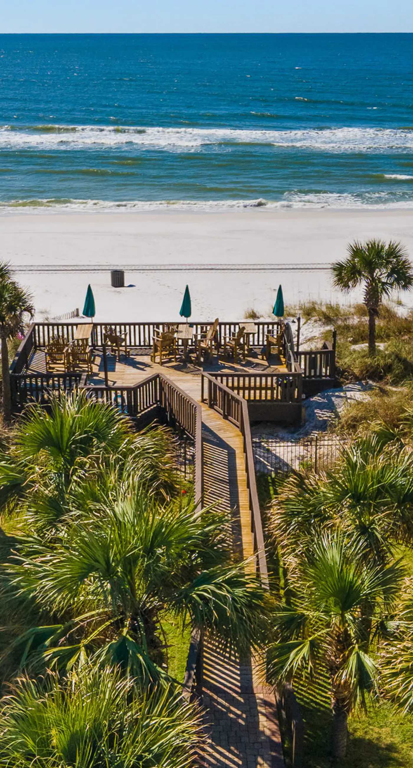 Three-story condo in beachfront complex with patios, balconies, pool & hot tub