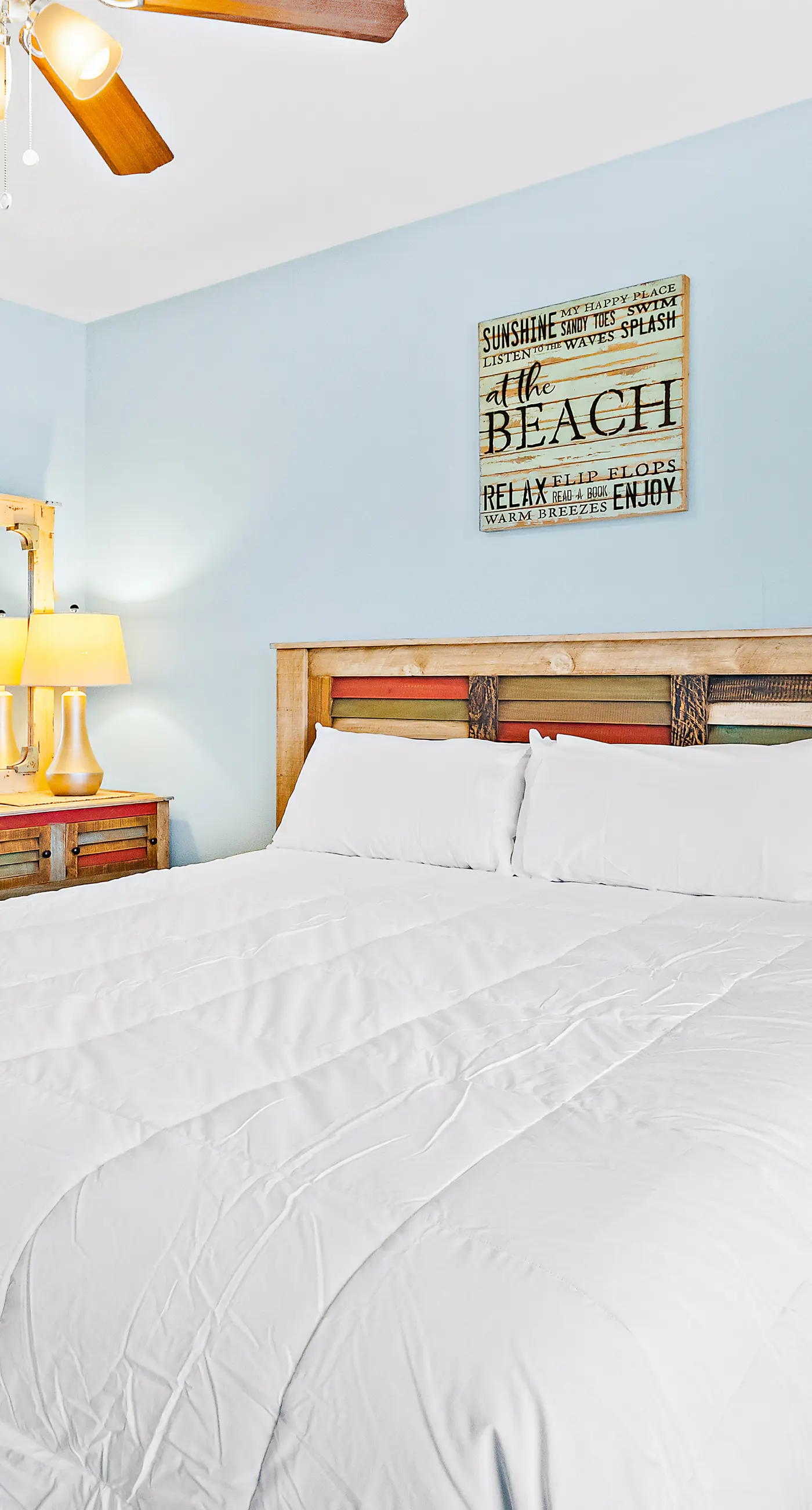 Fantastic beach and lake view condo with shared pools and hot tub