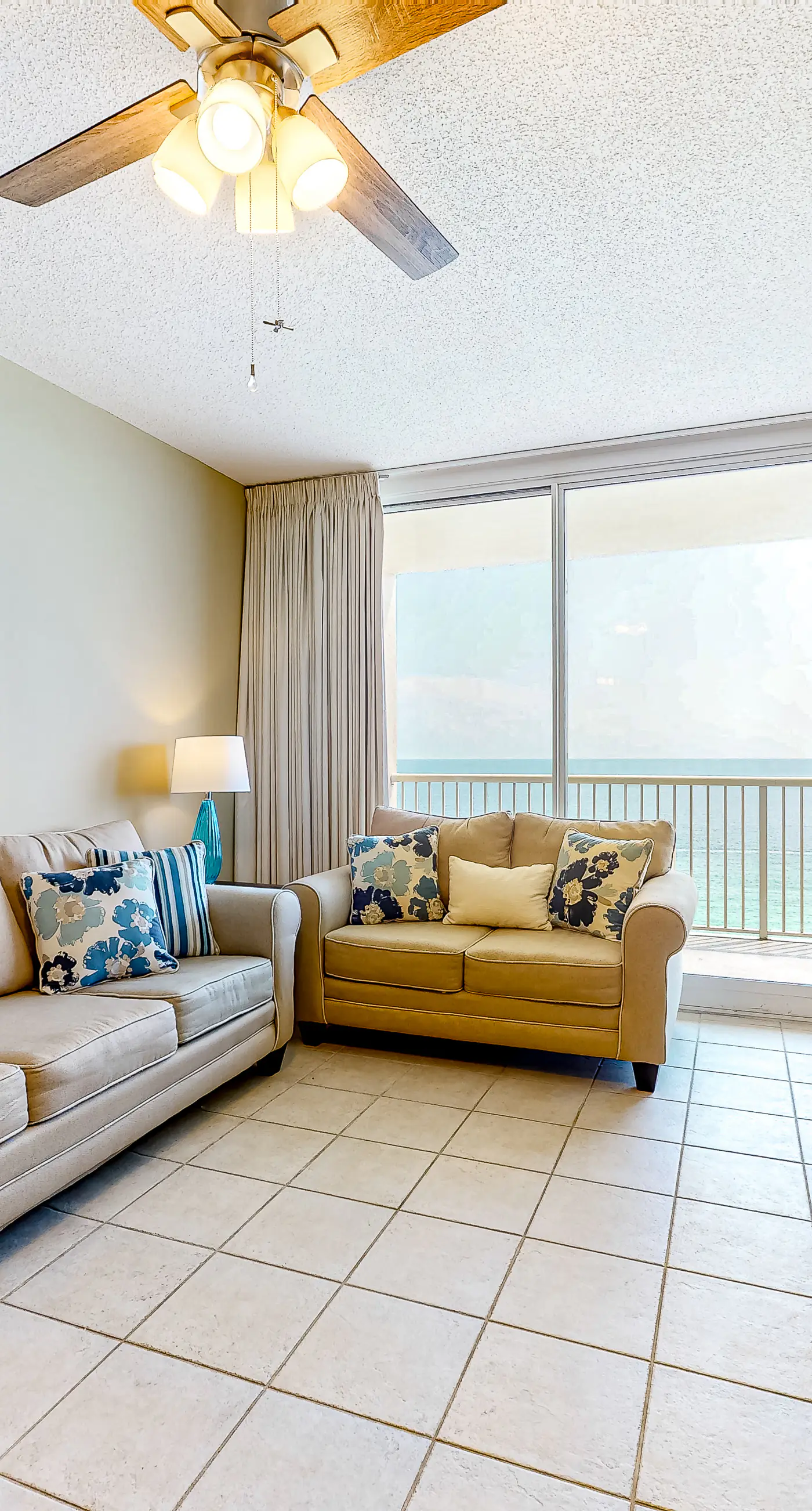 Sun-soaked oceanfront escape with pool, hot tub, central AC, & tennis court