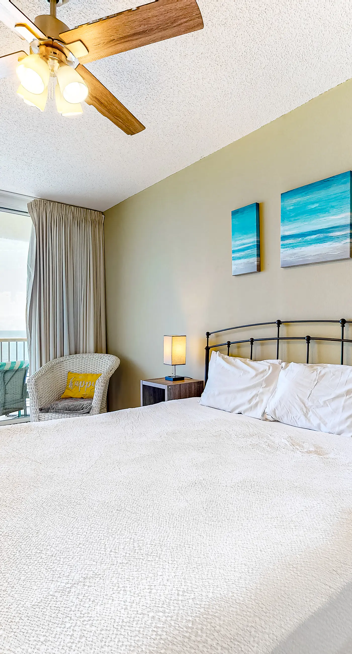 Sun-soaked oceanfront escape with pool, hot tub, central AC, & tennis court