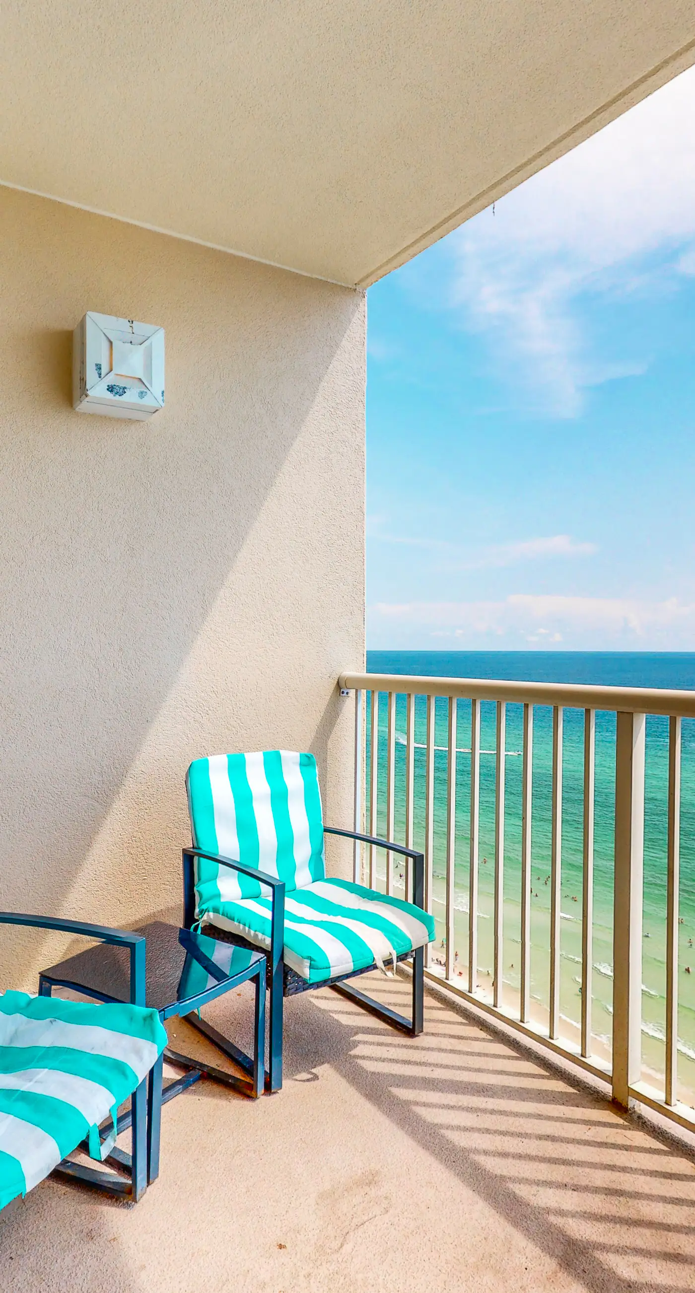 Sun-soaked oceanfront escape with pool, hot tub, central AC, & tennis court