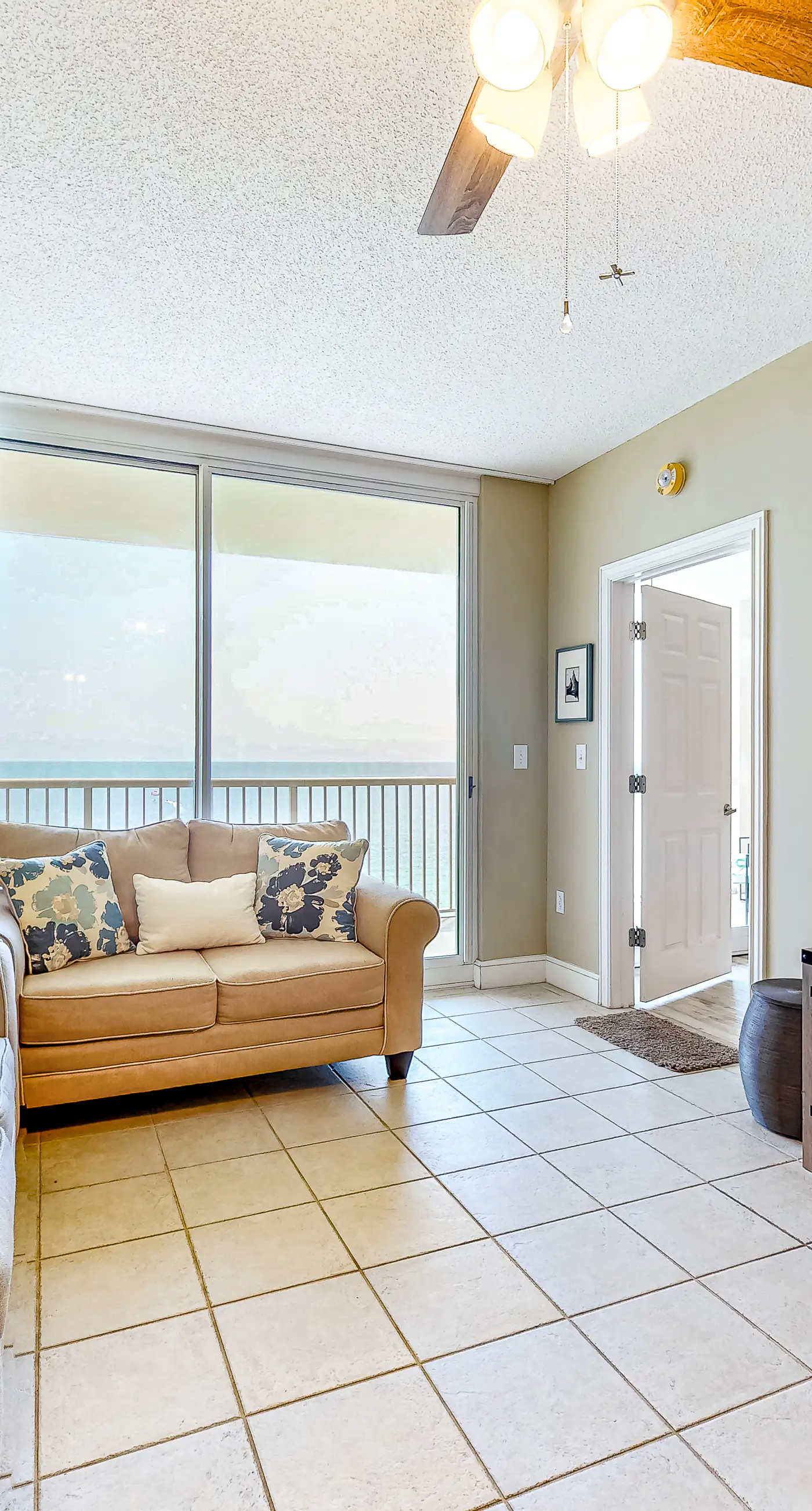 Sun-soaked oceanfront escape with pool, hot tub, central AC, & tennis court