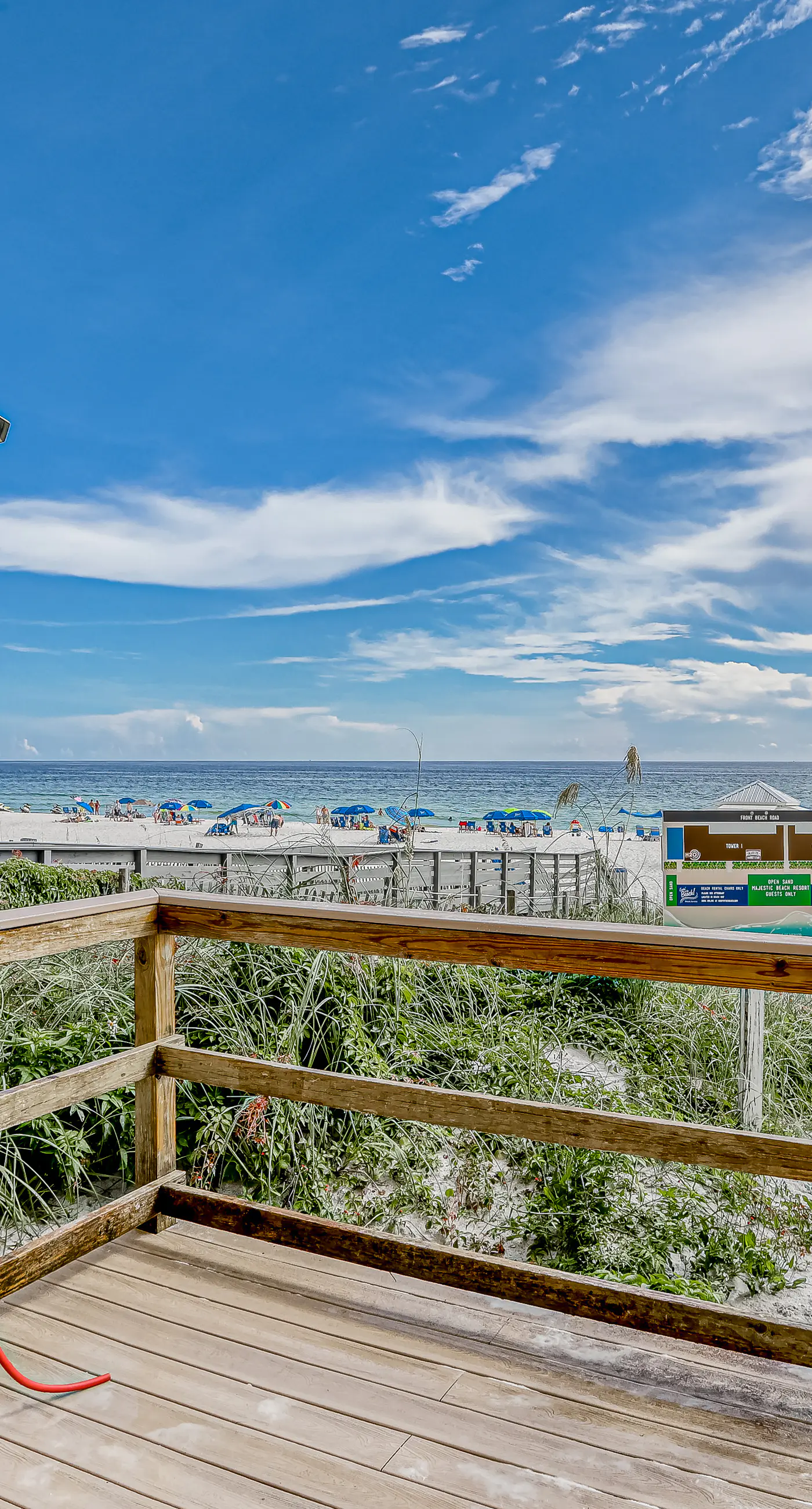 7th-floor Gulf-front beach-view condo with balcony, on-site pools, hot tub, gym