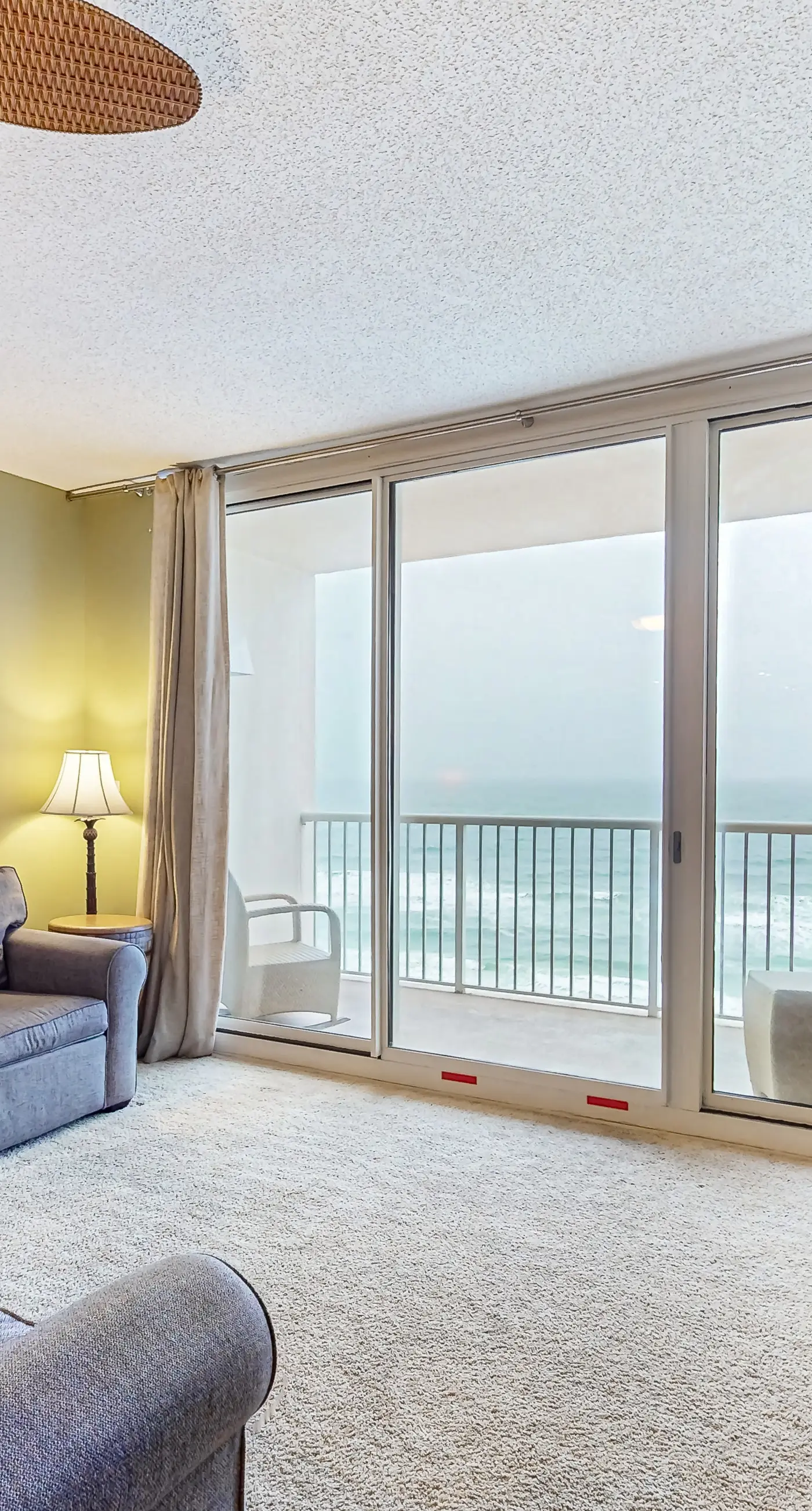 Beachfront condo rental with pools, hot tub, and private balcony
