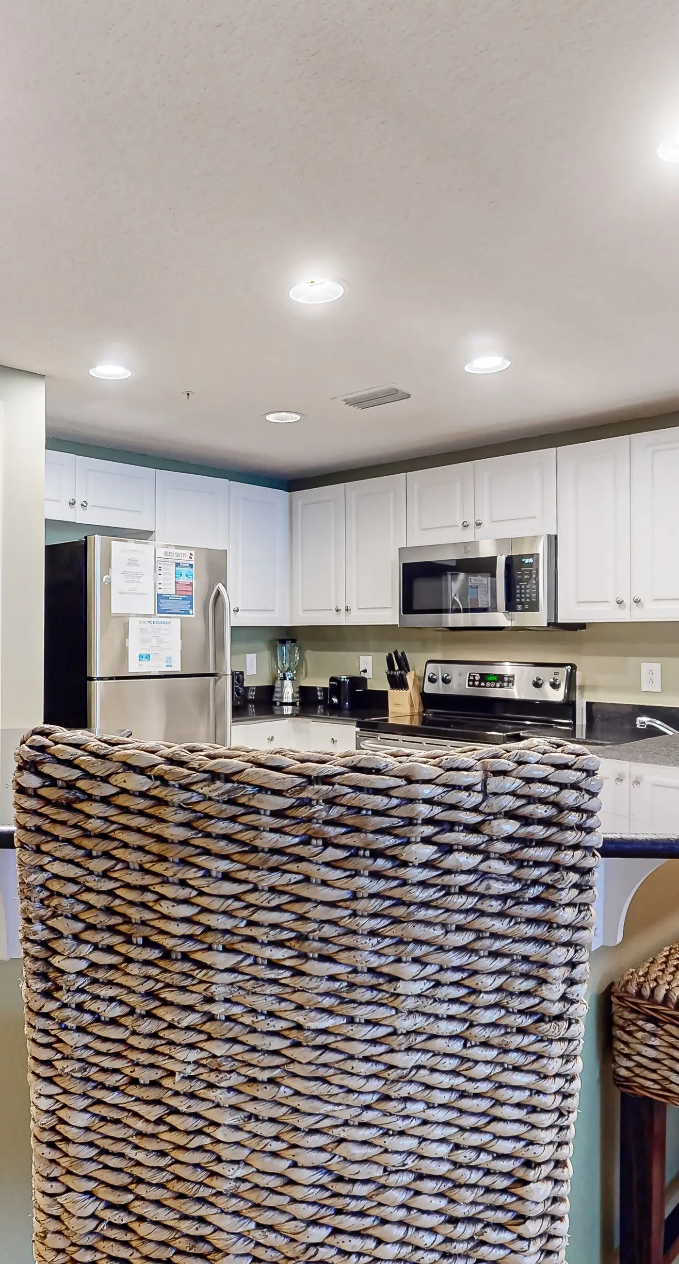 Beachfront condo rental with pools, hot tub, and private balcony