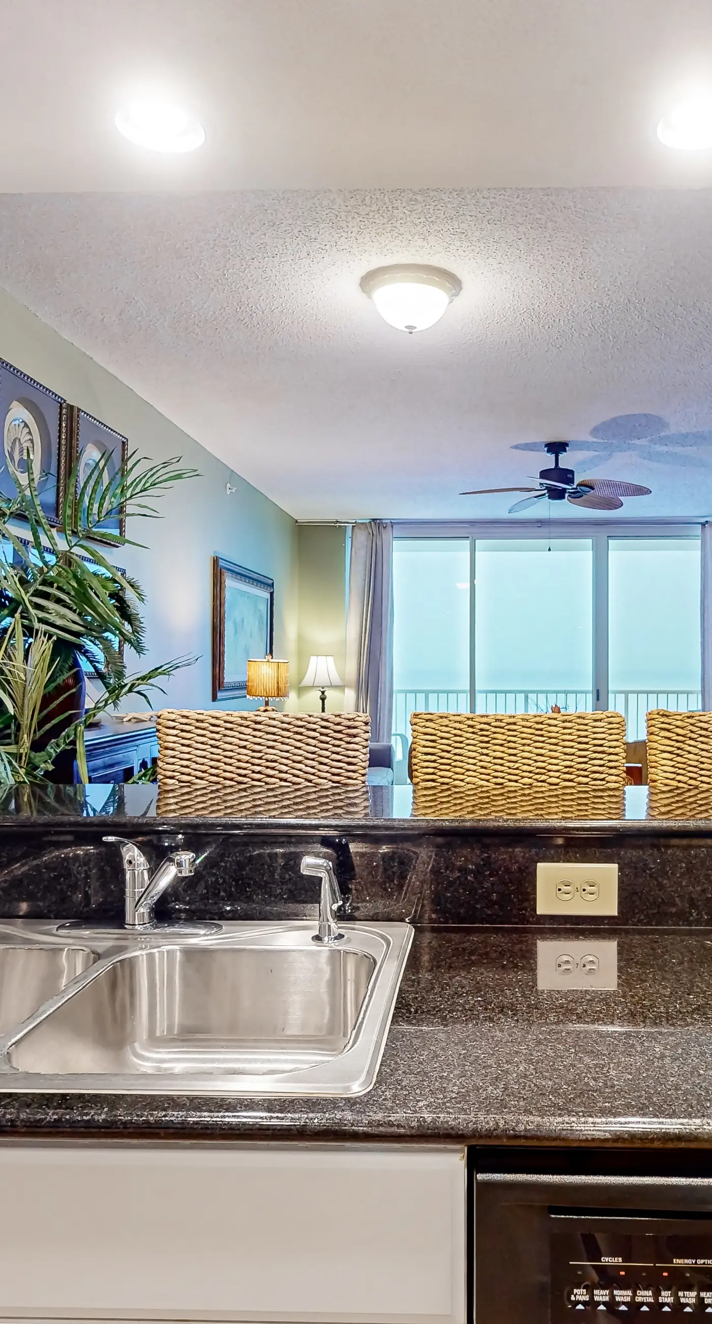 Beachfront condo rental with pools, hot tub, and private balcony