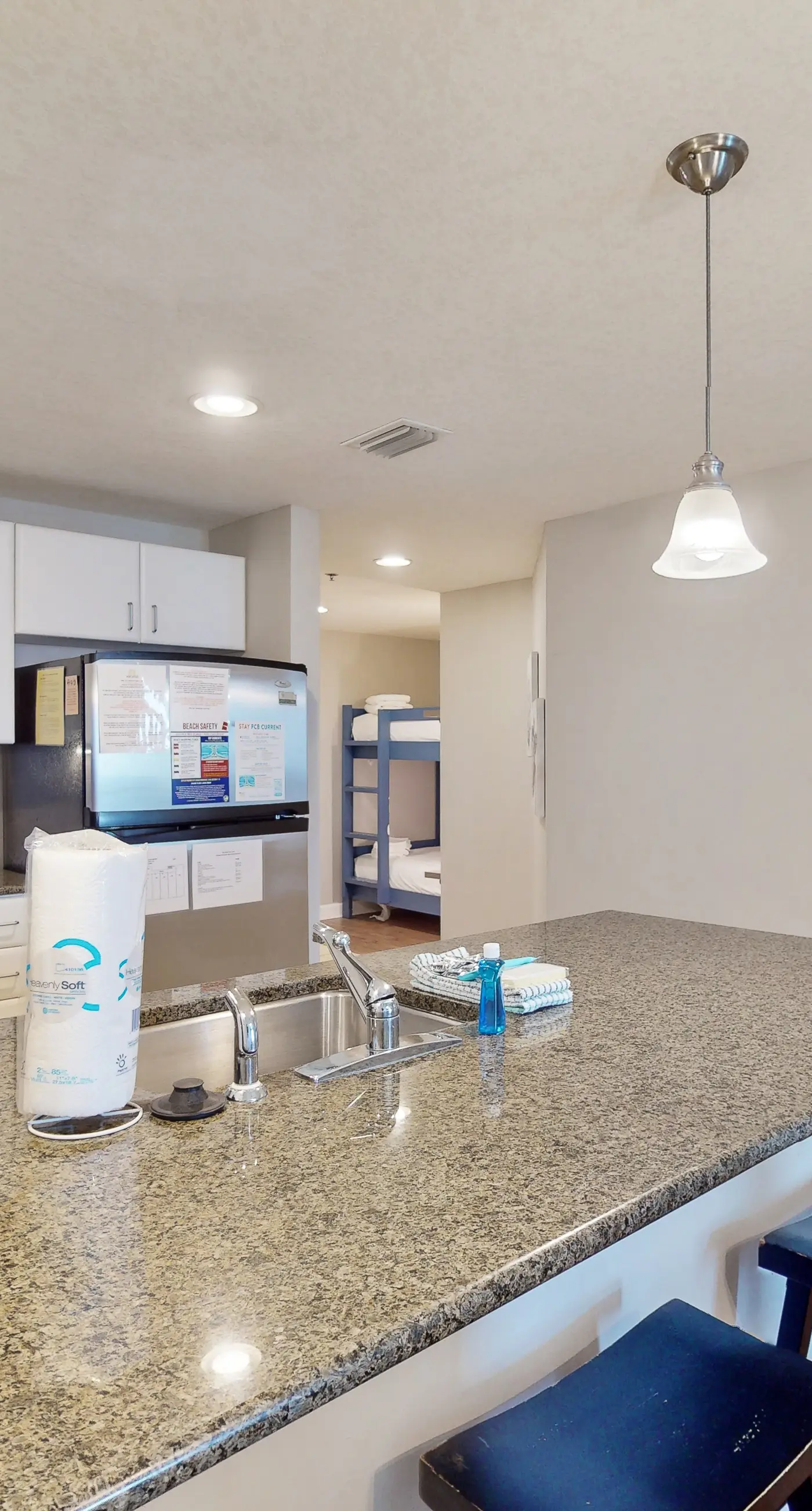 Grand Panama Beach Resort condo with Gulf views, bunk alcove & beachfront pool