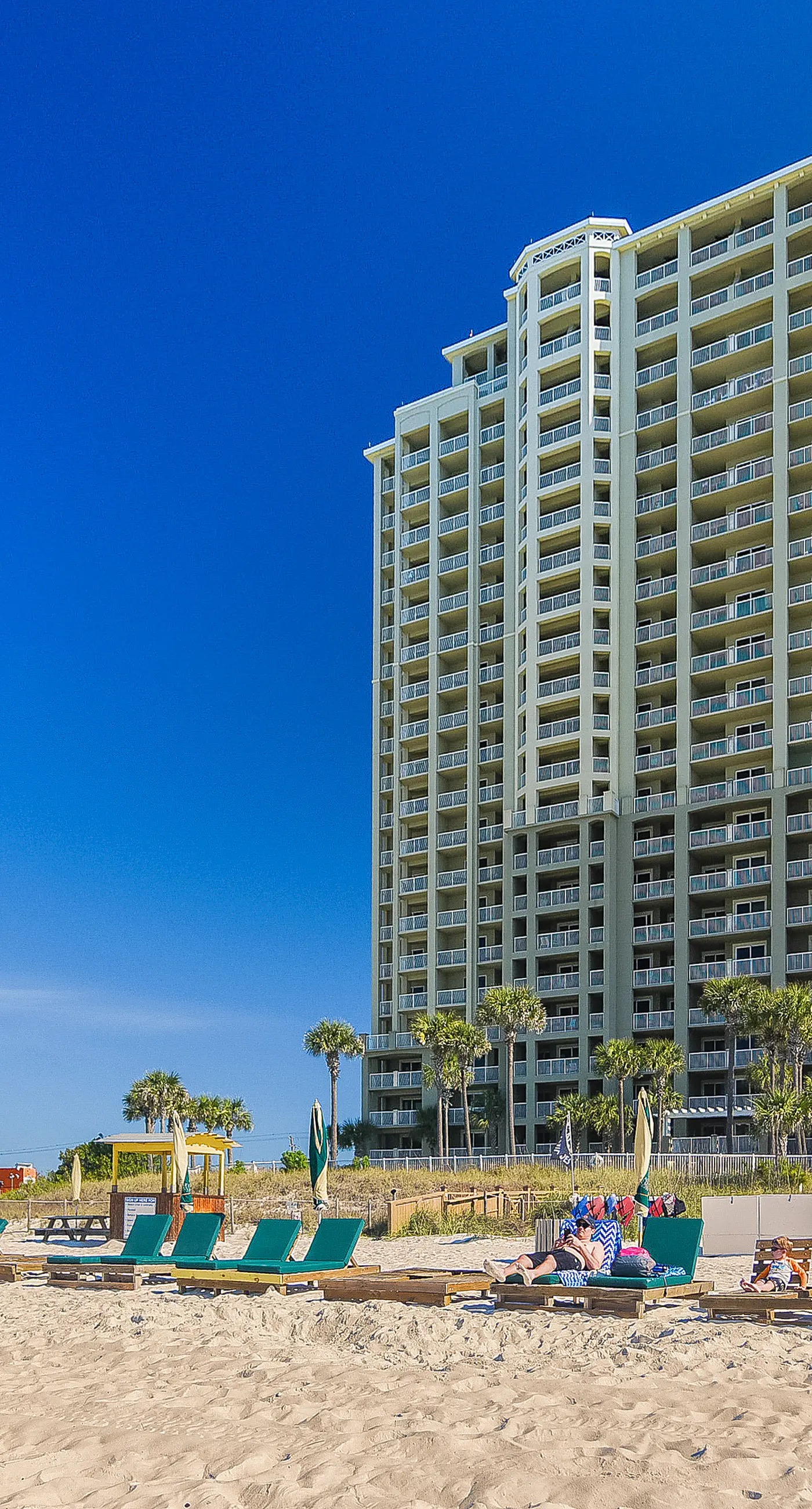 Grand Panama Beach Resort condo with Gulf views, bunk alcove & beachfront pool