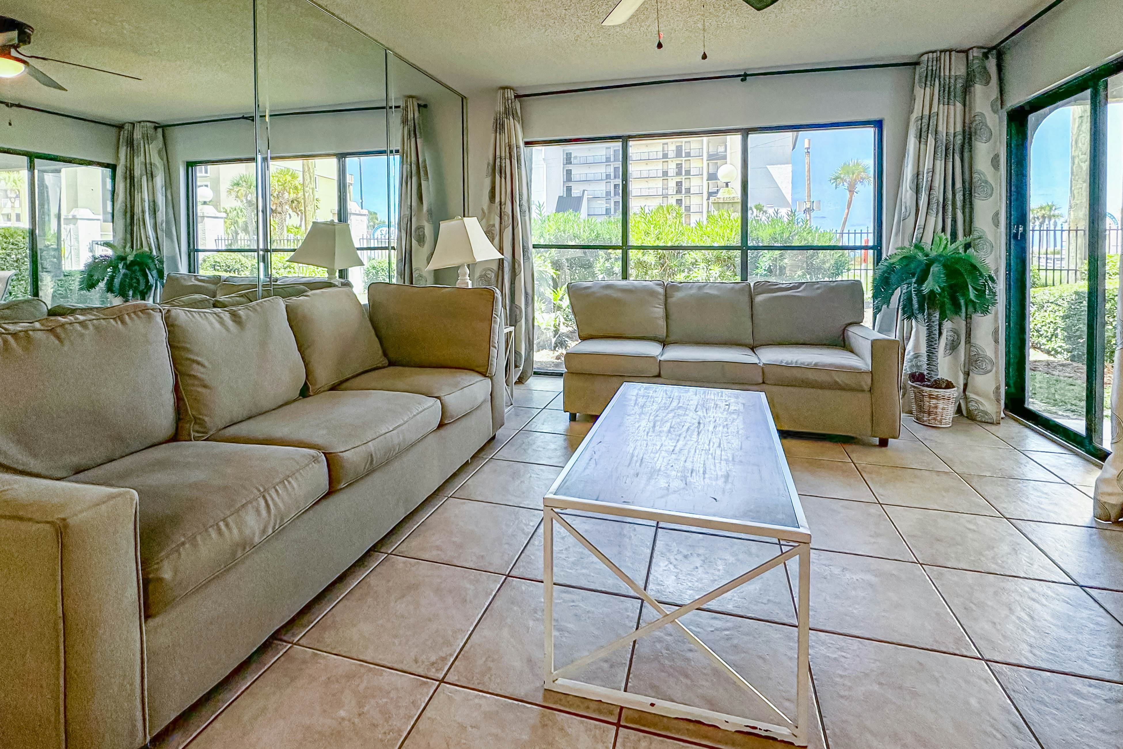 Gorgeous seaside home offering spacious living and convenient beach access