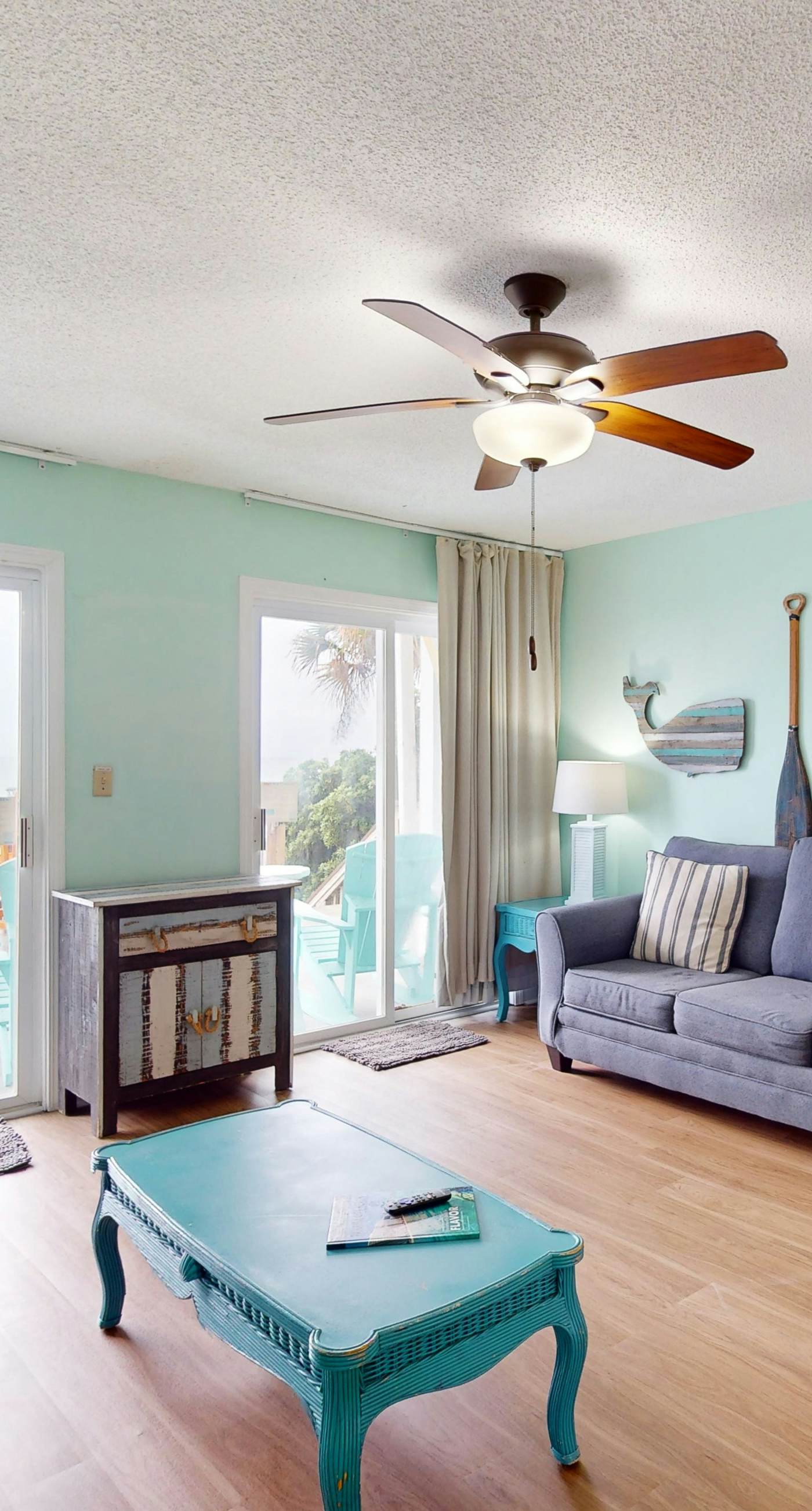 Beachfront condo with true beachfront walkout, patio, BBQ area, & Gulf view