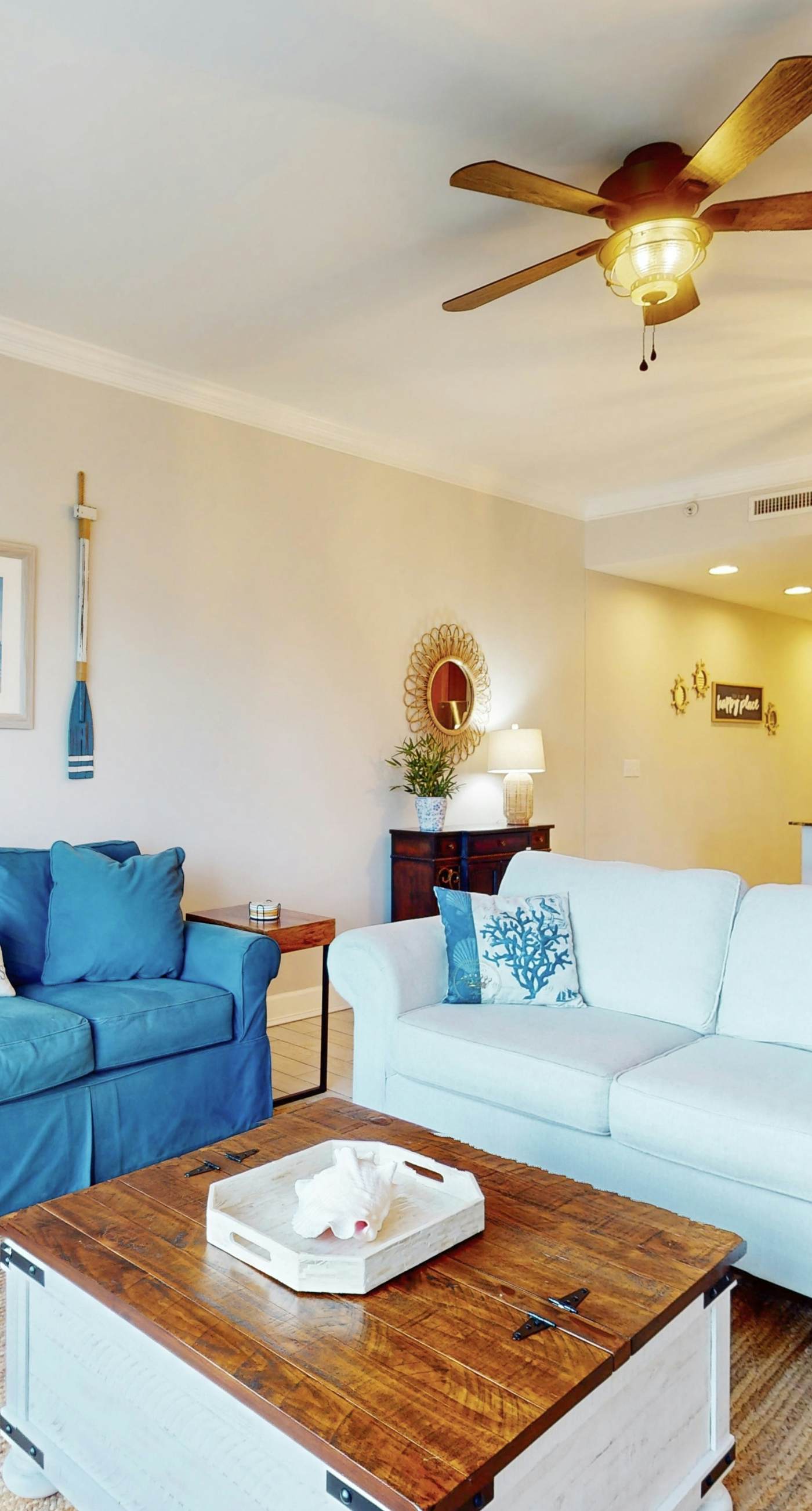 3rd-floor beach & pool-view condo with outdoor pool, hot tub, grills, balcony