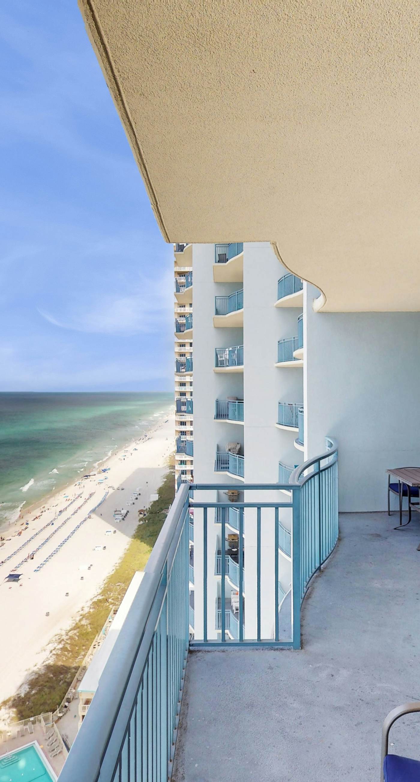 Sterling Breeze villa with balcony, pool & hot tub