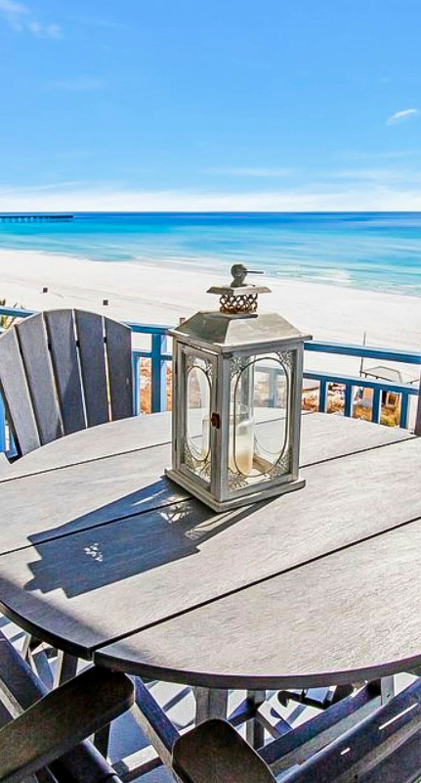 Gulf-front condo with balcony, beach access, hot tub, pool & gym