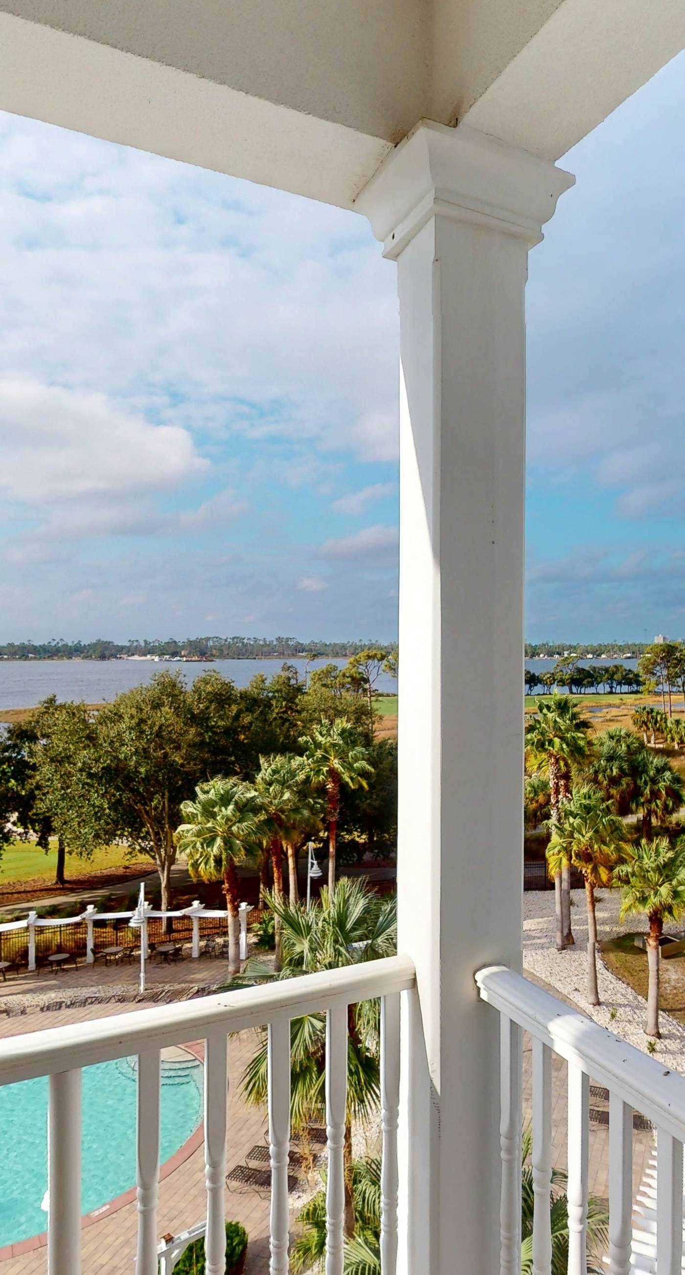 Bayview condo with pool, hot tub, and private balcony