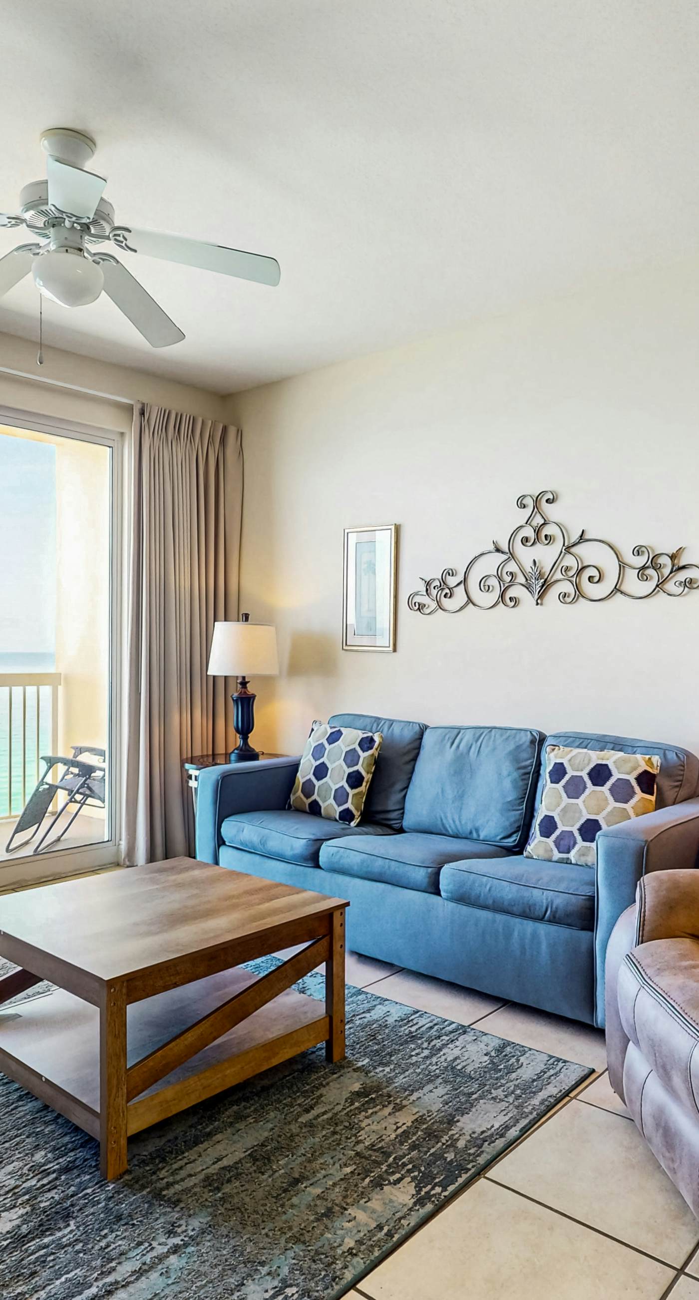 Gulf-view condo with pools & balcony - walk to Pier Park