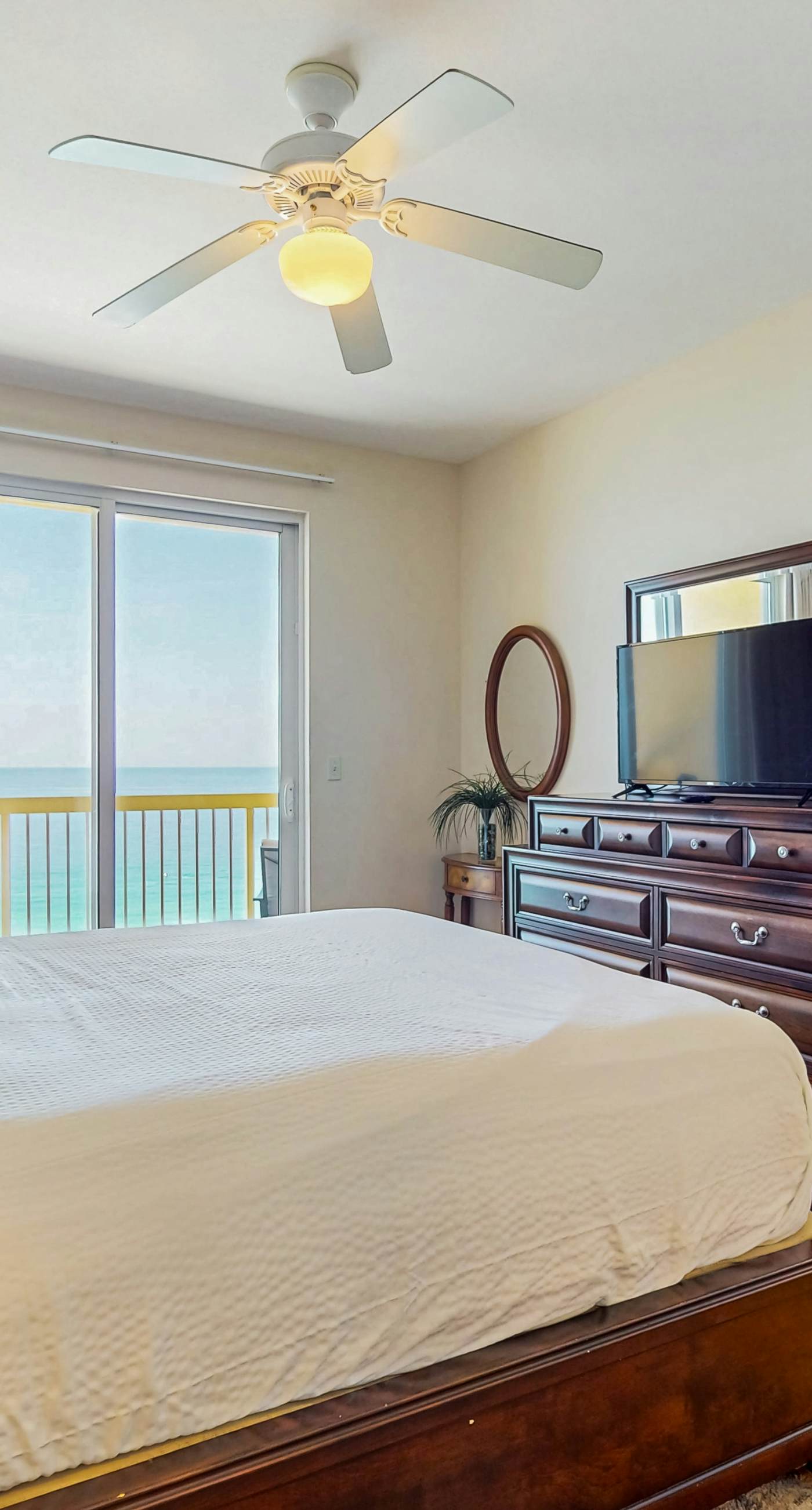Gulf-view condo with pools & balcony - walk to Pier Park
