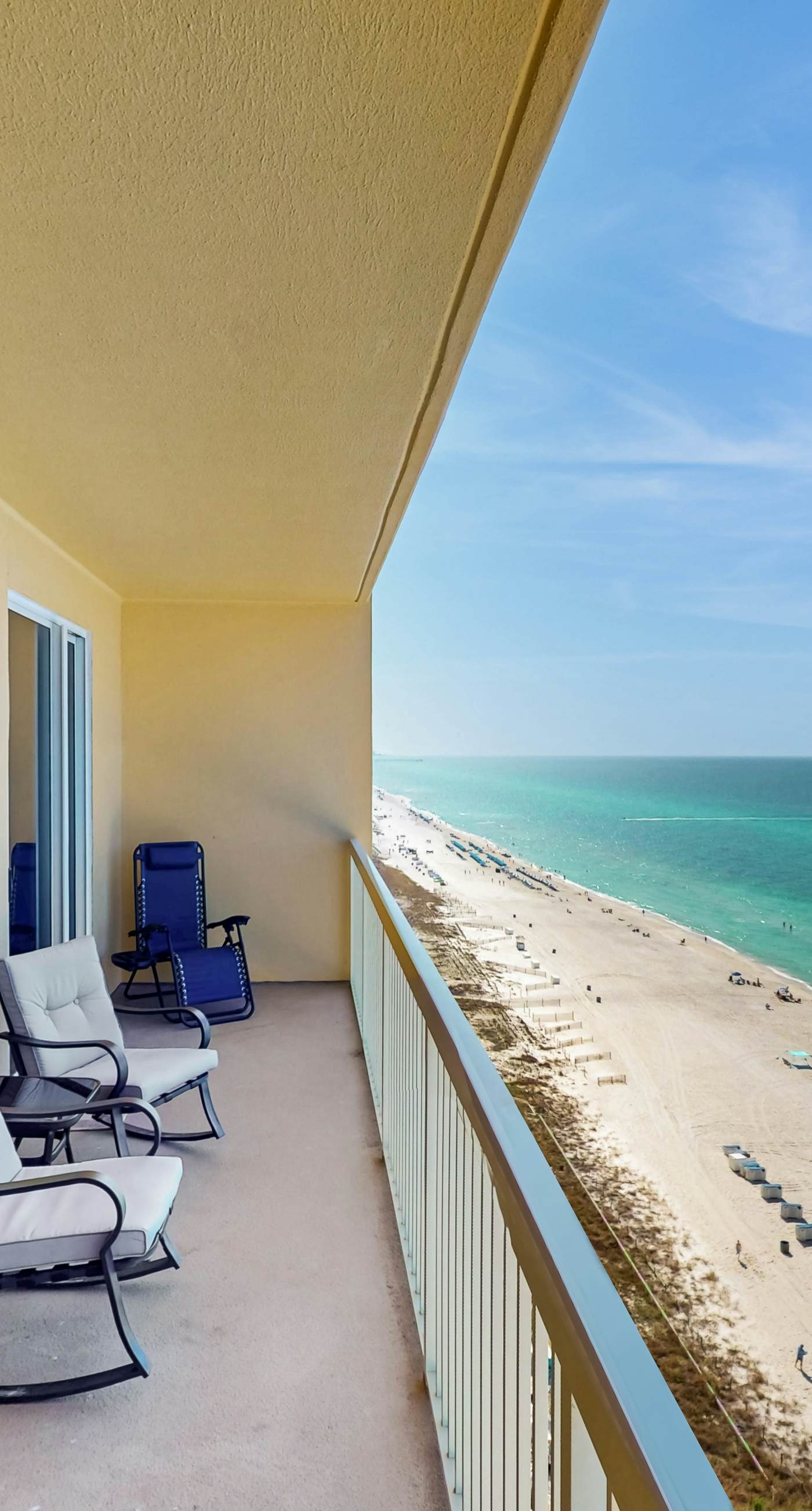 Gulf-view condo with pools & balcony - walk to Pier Park