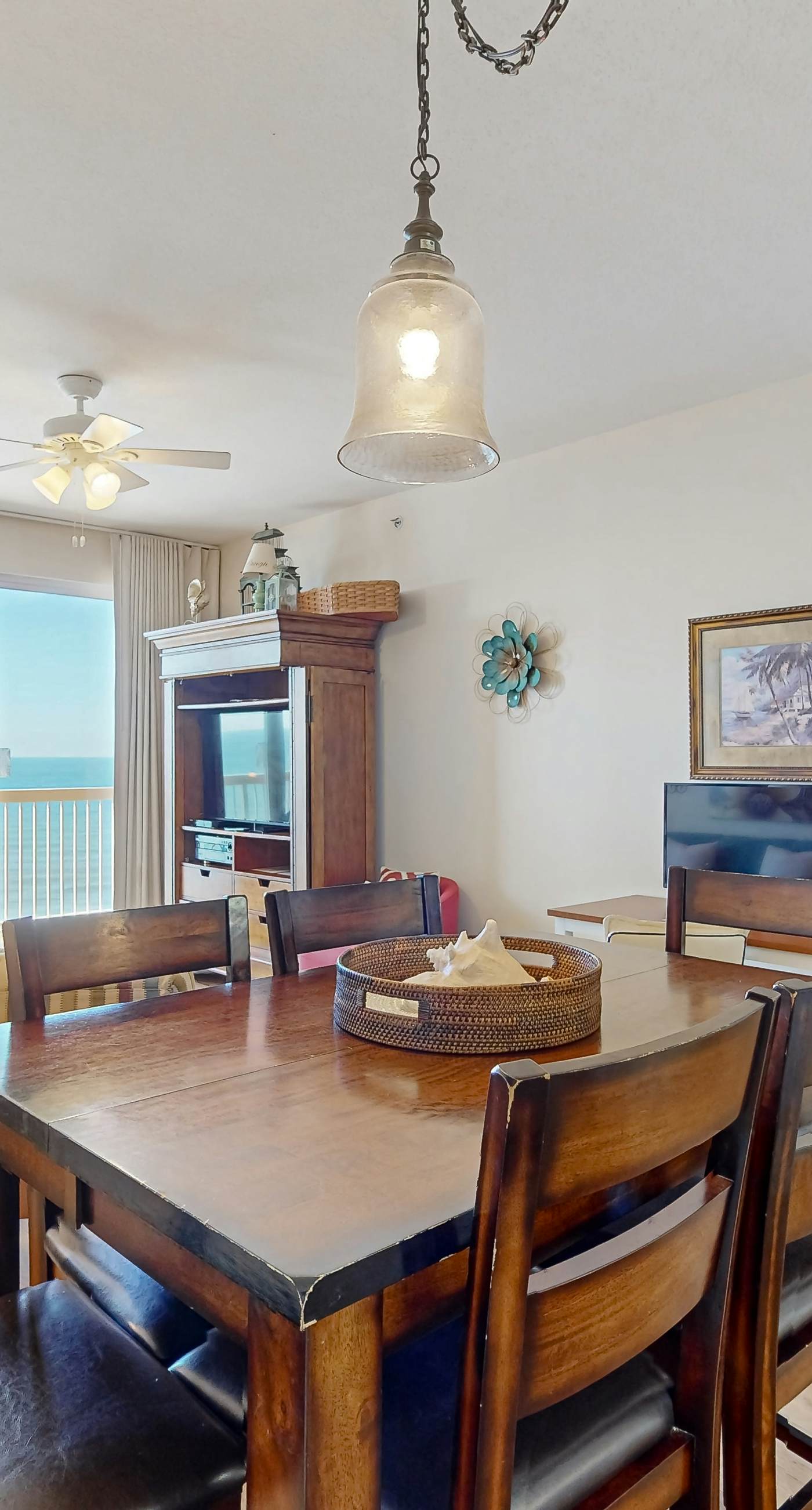 Tropical touches abound with balcony, pools, gym & beach access