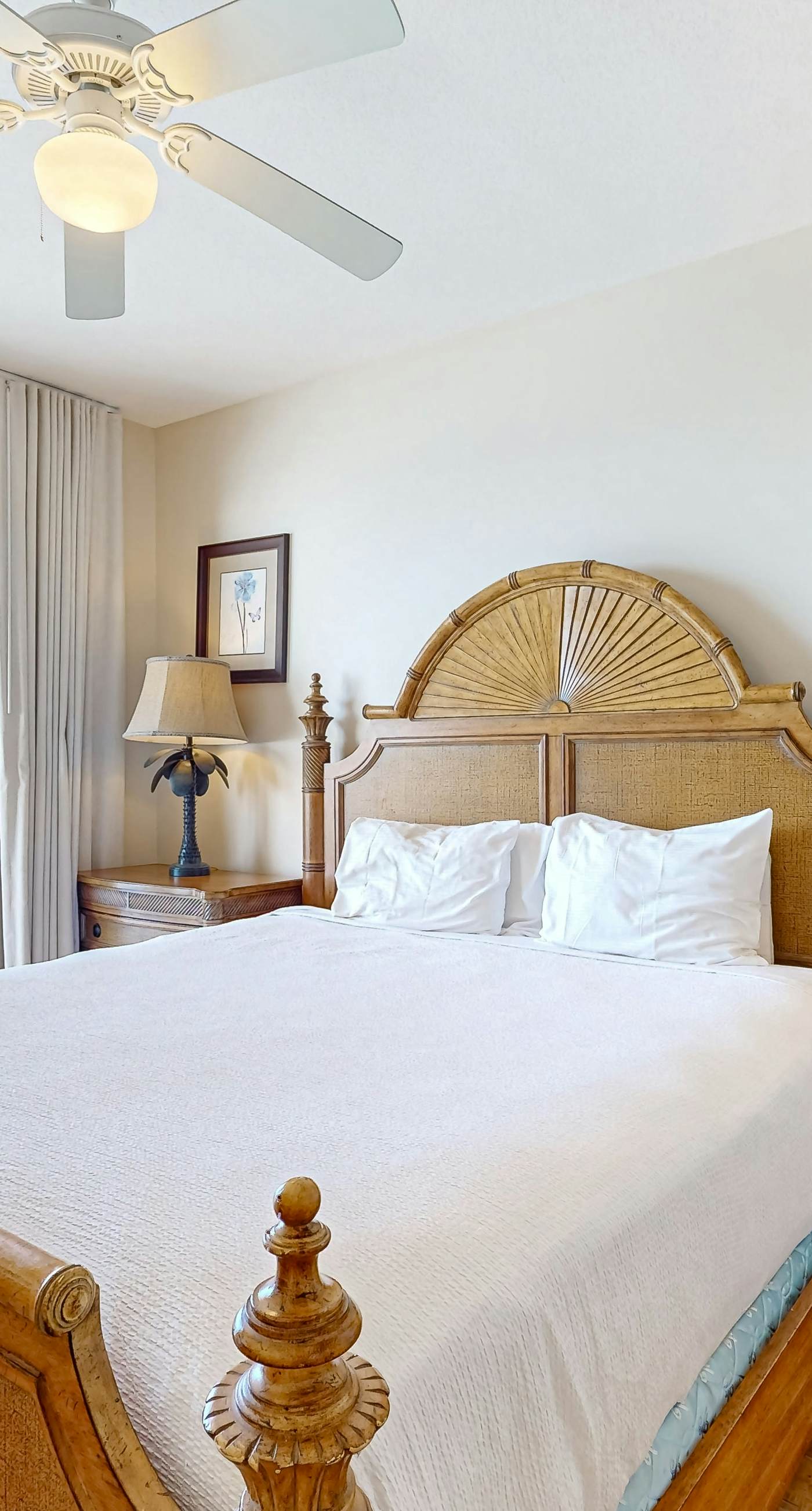 Tropical touches abound with balcony, pools, gym & beach access