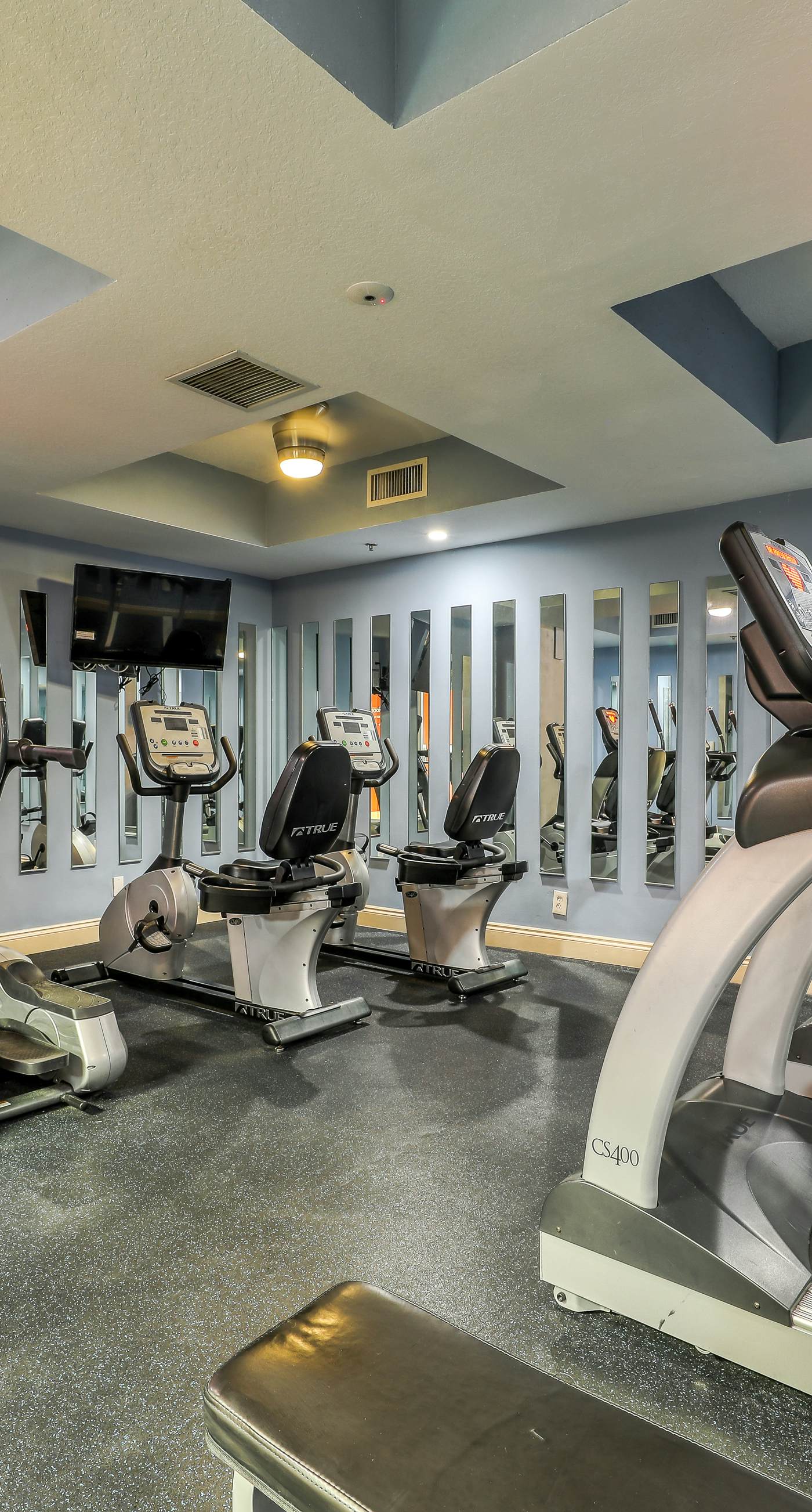 Tropical touches abound with balcony, pools, gym & beach access