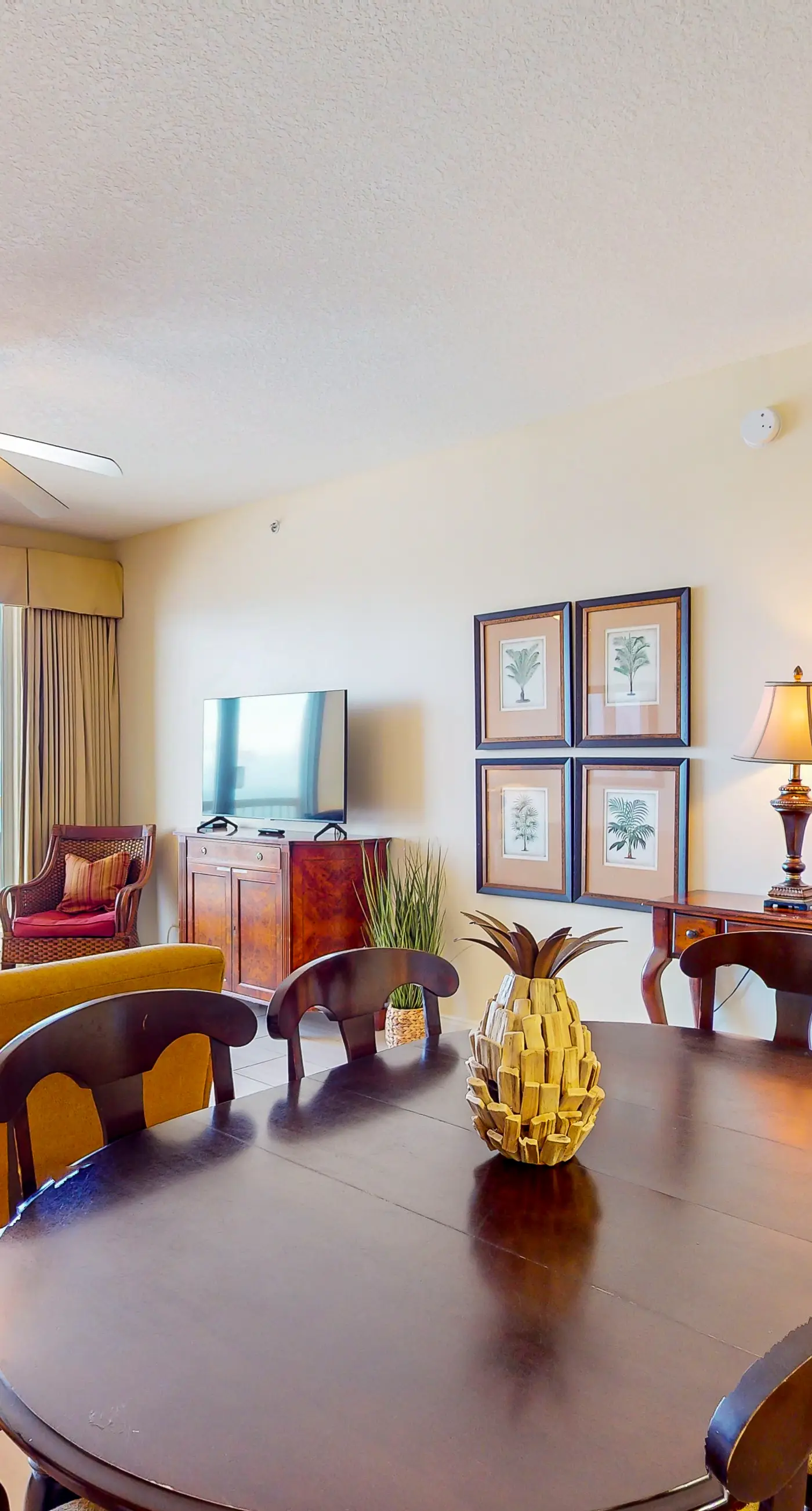 Spacious, waterfront condo with furnished balcony, pools & fitness room