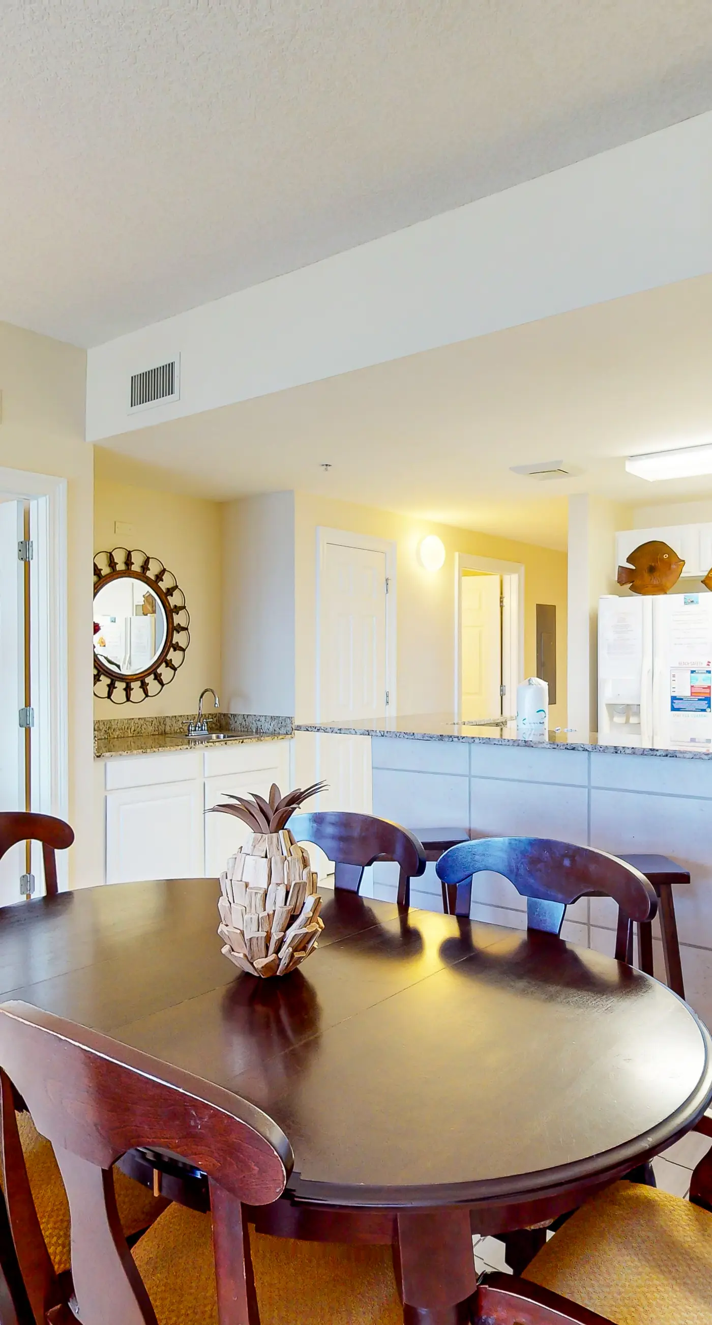 Spacious, waterfront condo with furnished balcony, pools & fitness room