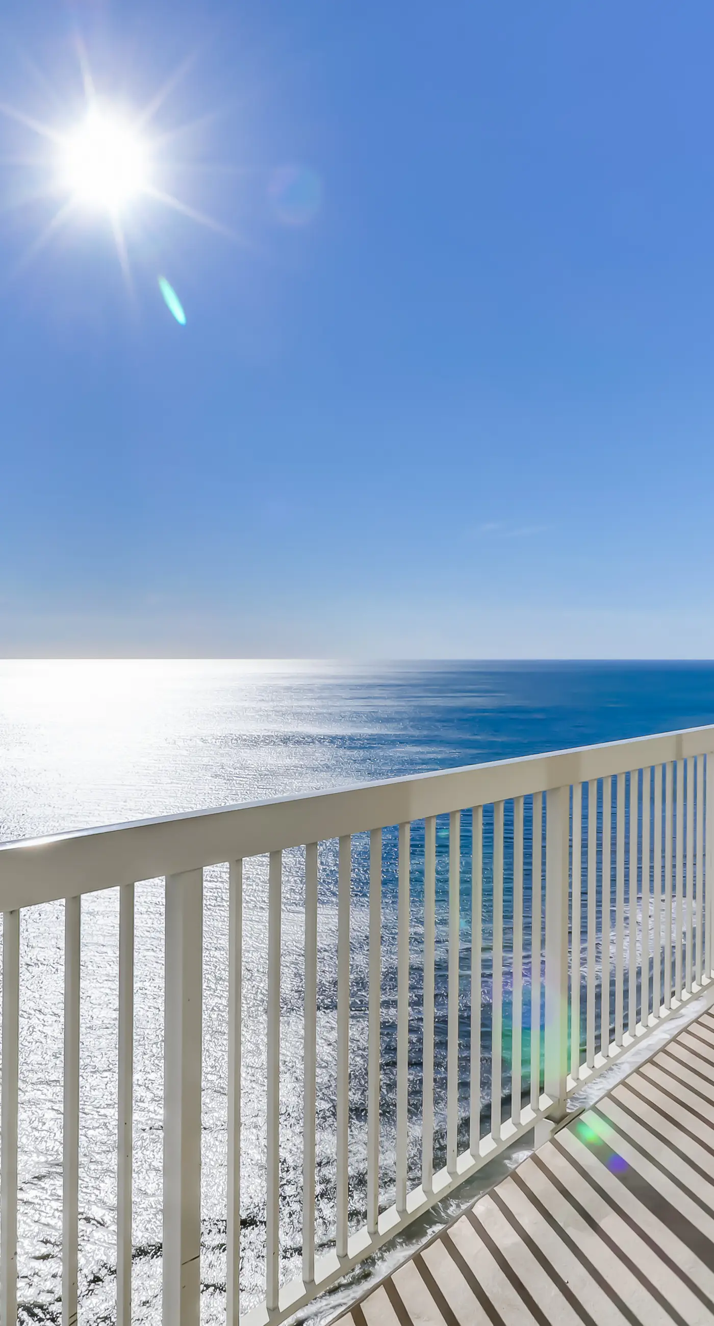 Gulf-front penthouse condo with pool, hot tub, fitness room, & beach access