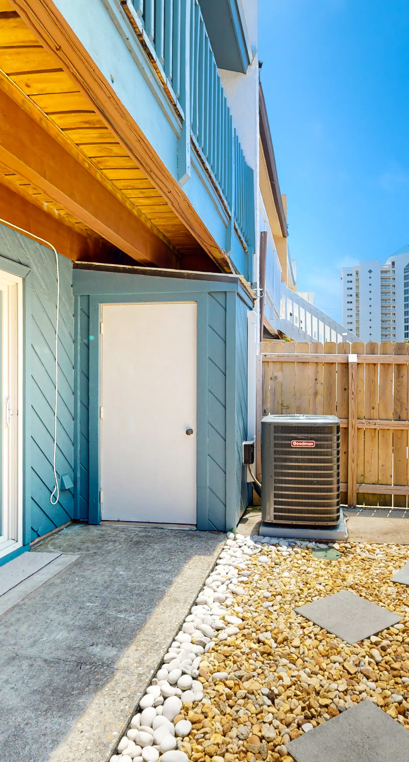 Dog-friendly condo with pool, balcony, beach access, central AC, & W&D