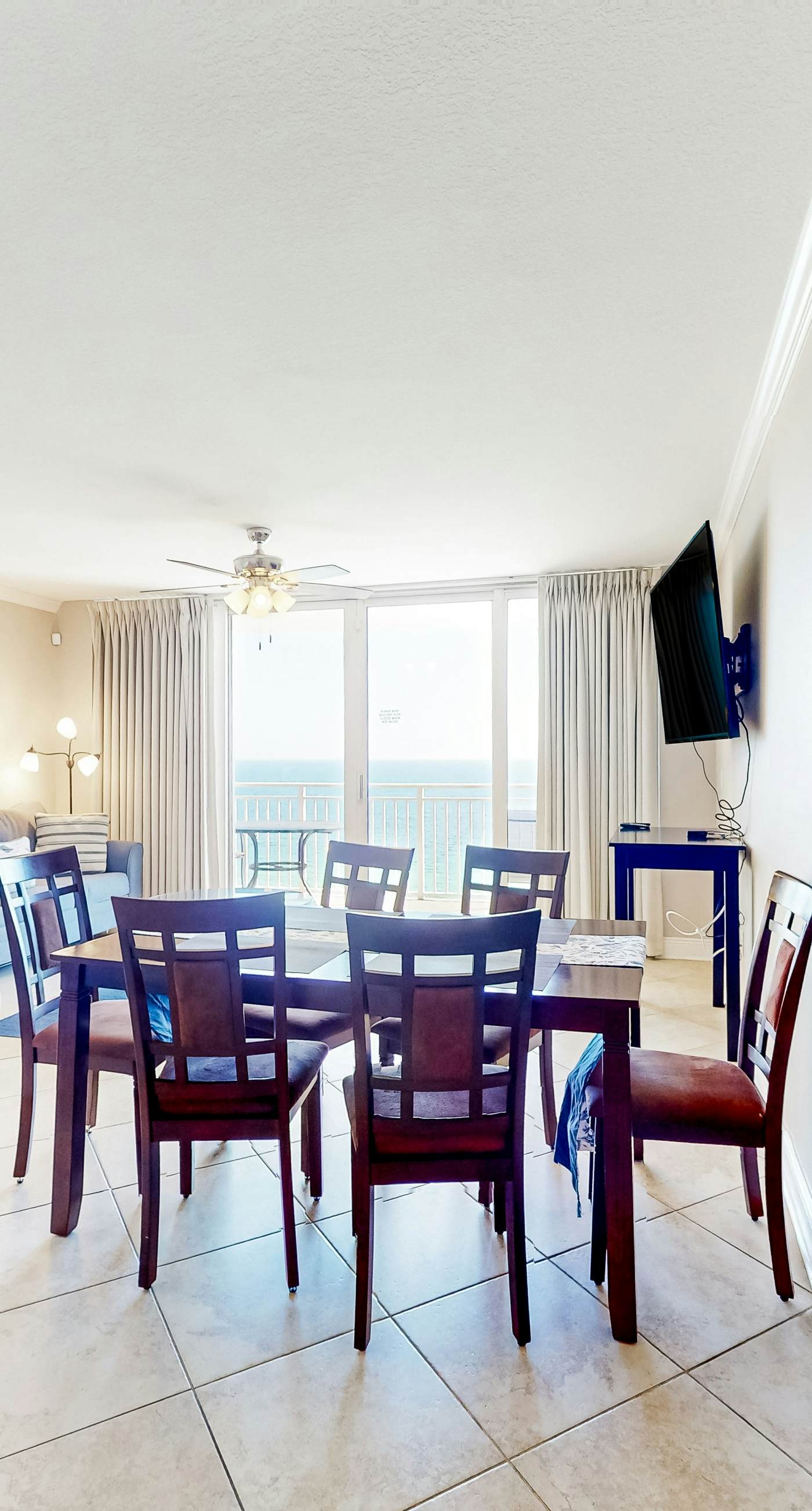 Beachfront 16th-floor condo with Gulf views, pool, game room, balcony, gym, W&D