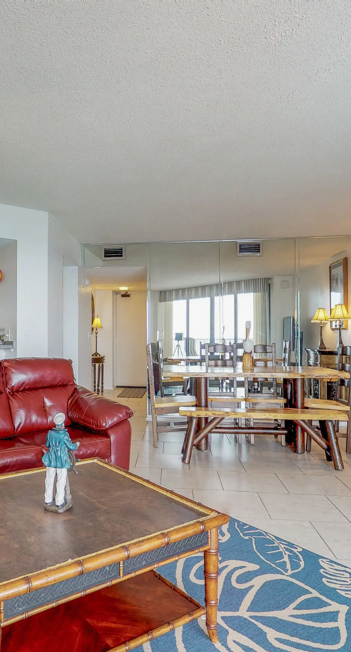Gulf-front condo with view, 3 resort pools, tennis & 1,500 ft of resort beachfront
