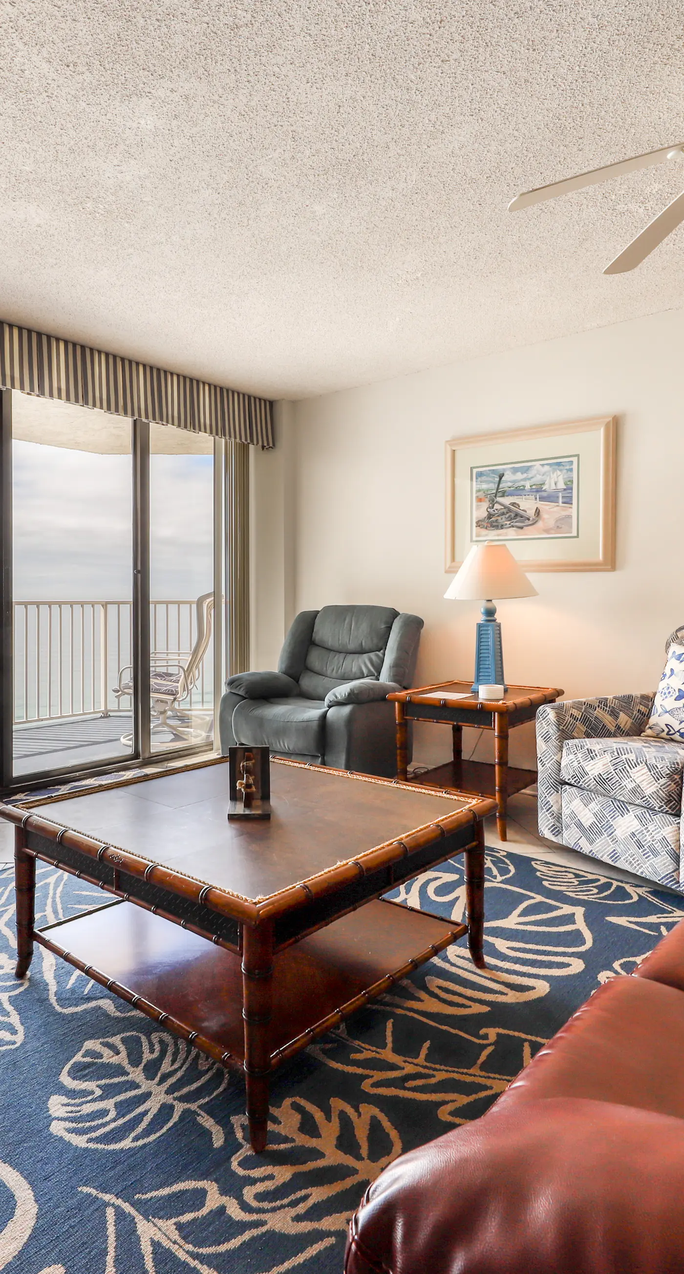 Gulf-front condo with view, 3 resort pools, tennis & 1,500 ft of resort beachfront