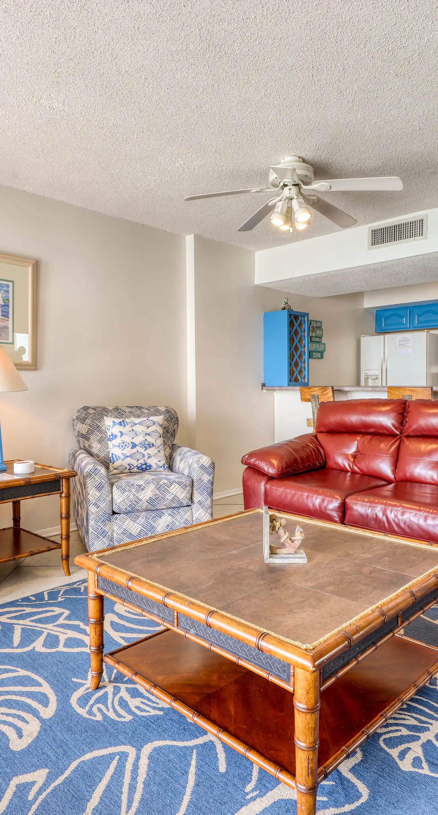 Gulf-front condo with view, 3 resort pools, tennis & 1,500 ft of resort beachfront