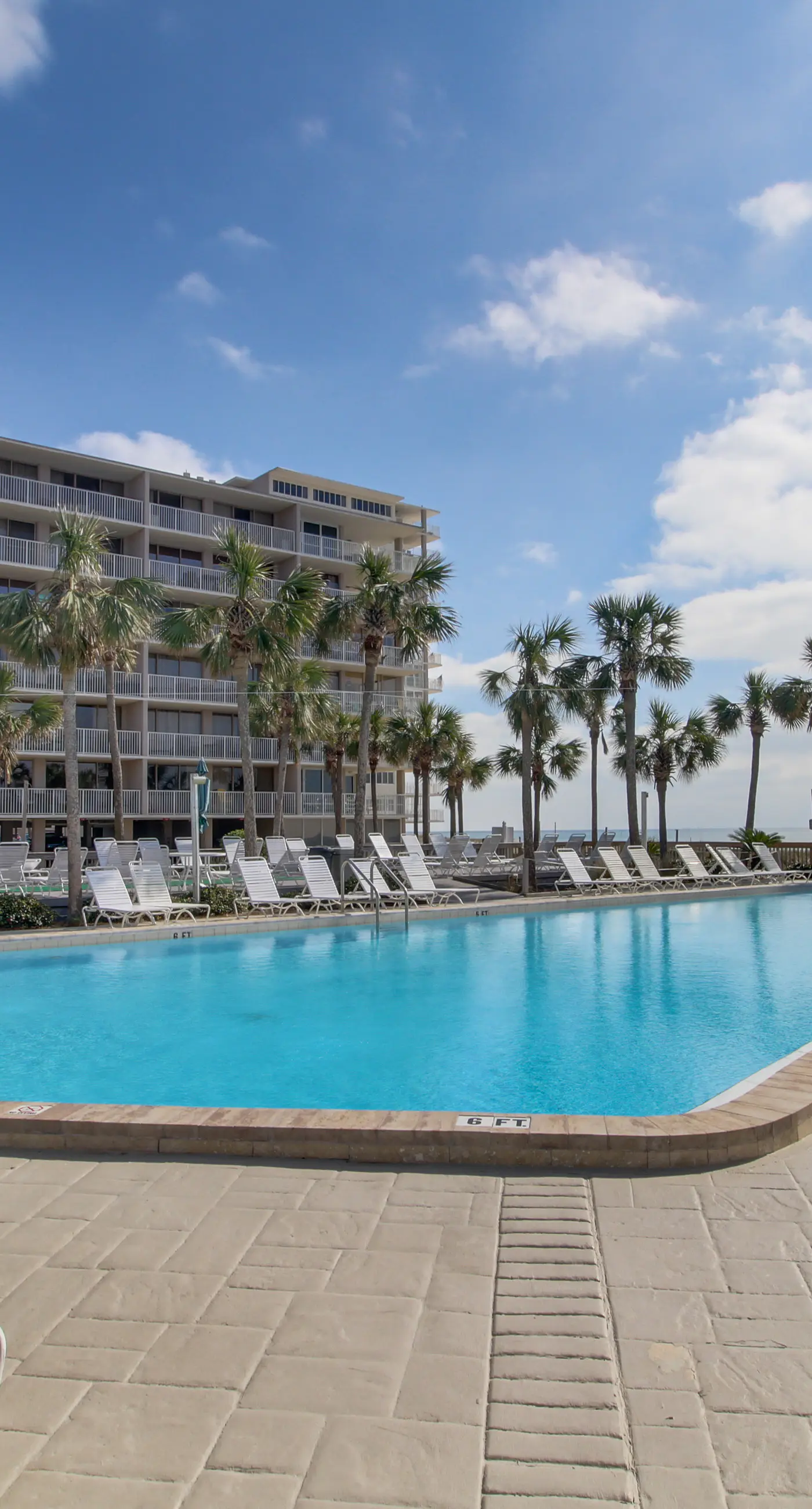 Gulf-front condo with view, 3 resort pools, tennis & 1,500 ft of resort beachfront