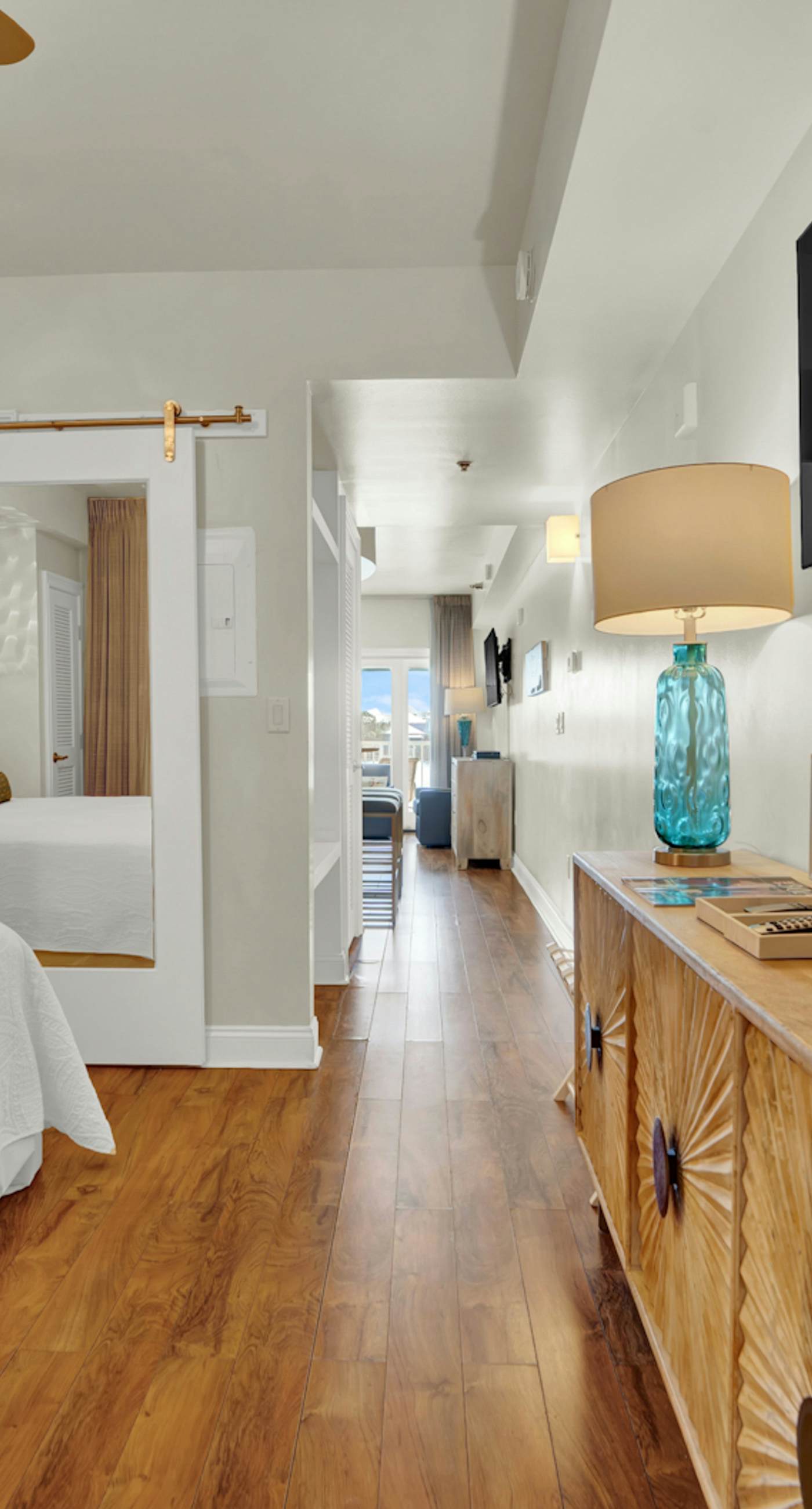 Stunning lake-view condo with private balcony, pools, hot tub, & private beach