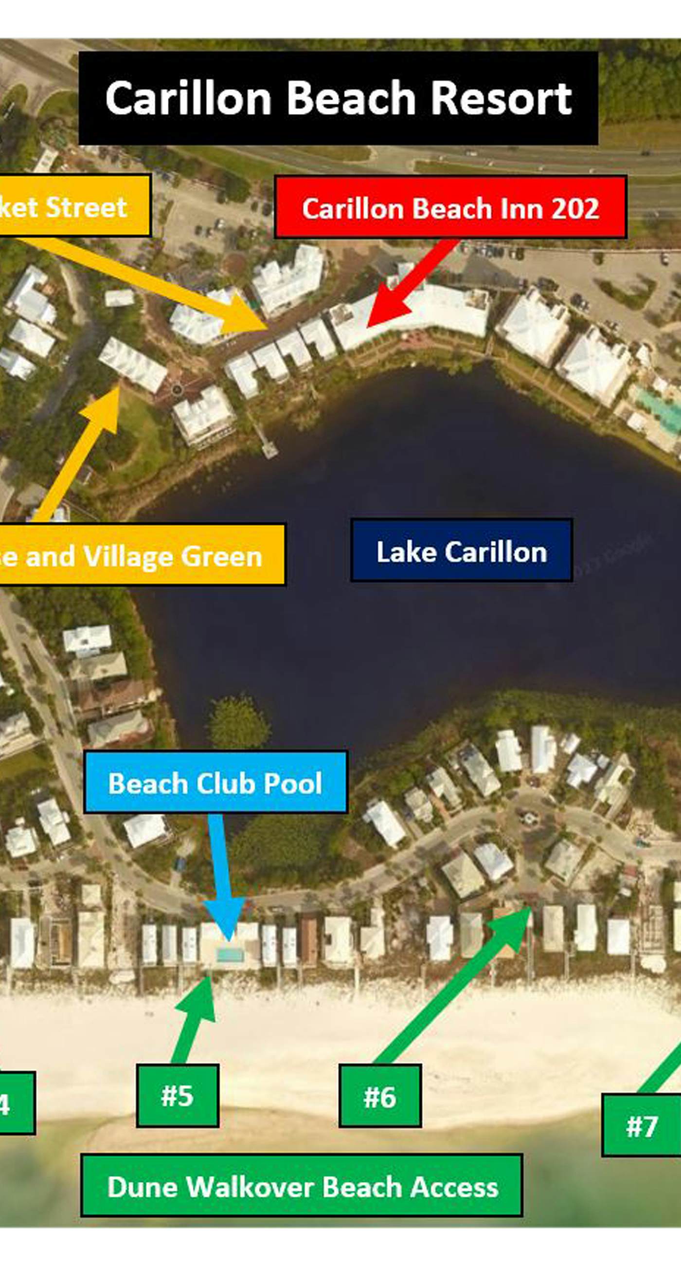 Stunning lake-view condo with private balcony, pools, hot tub, & private beach