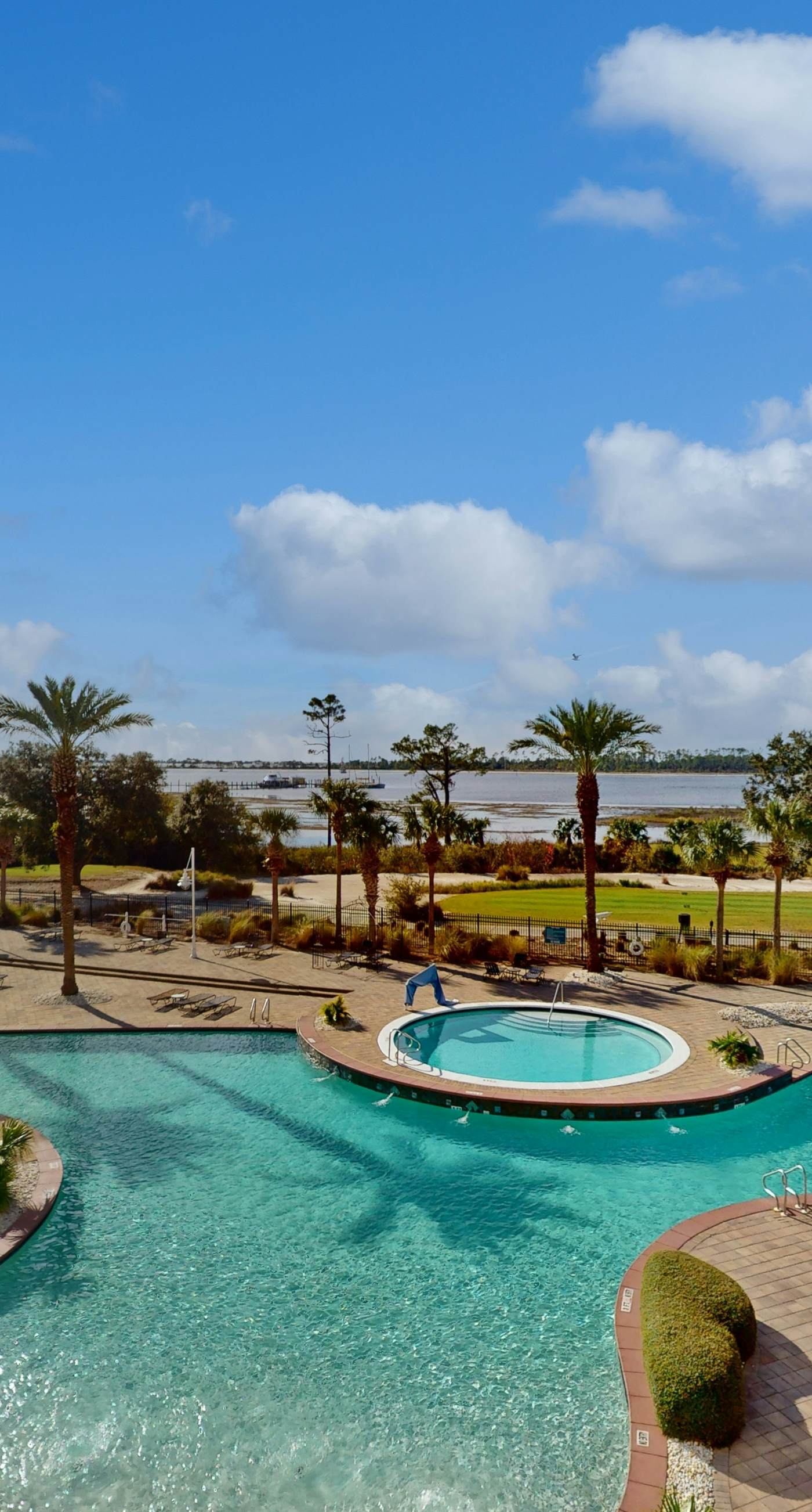 3rd-floor beach view condo with Pool, Hot tub, & private balcony