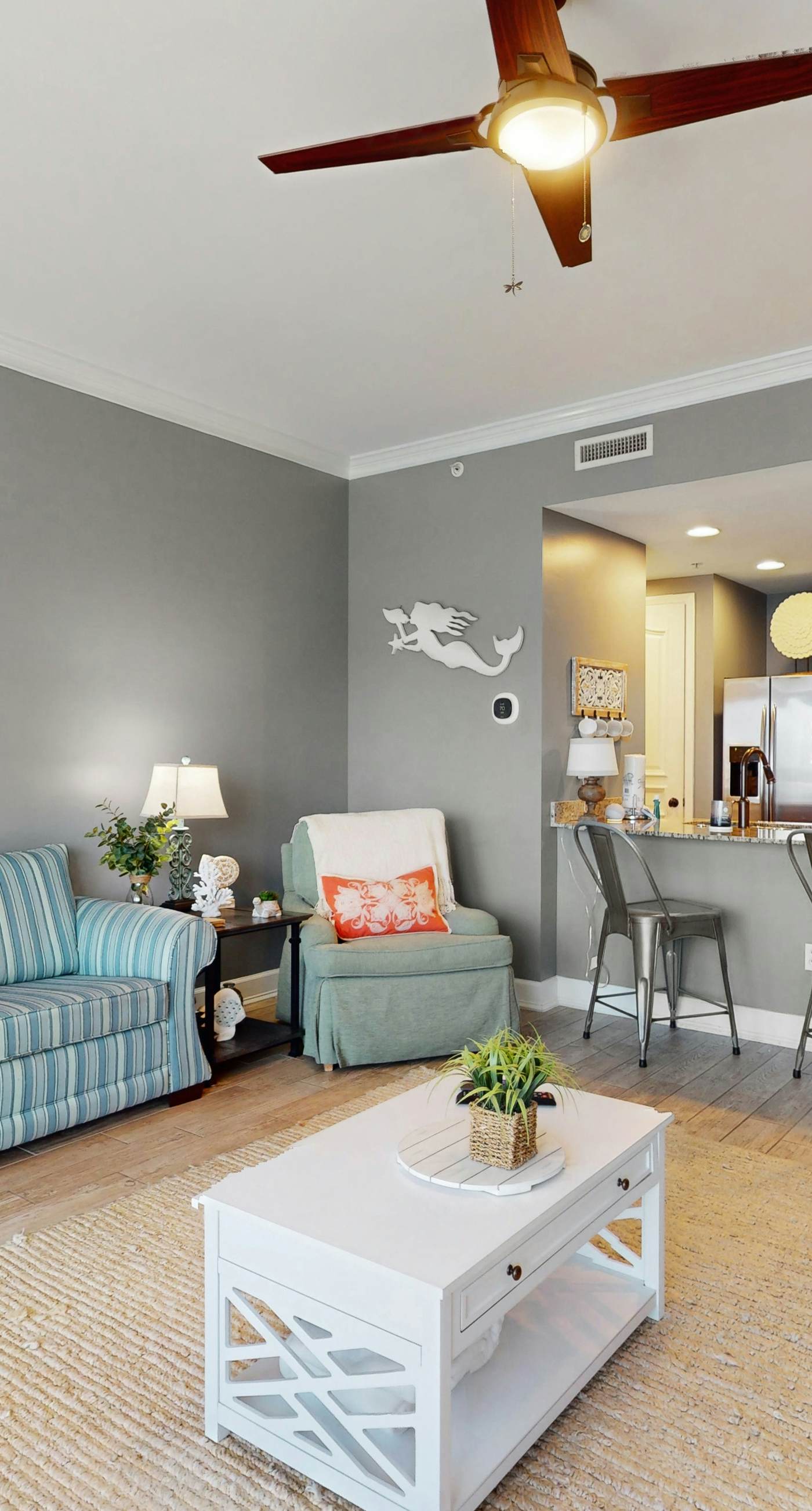 3rd-floor beach view condo with Pool, Hot tub, & private balcony