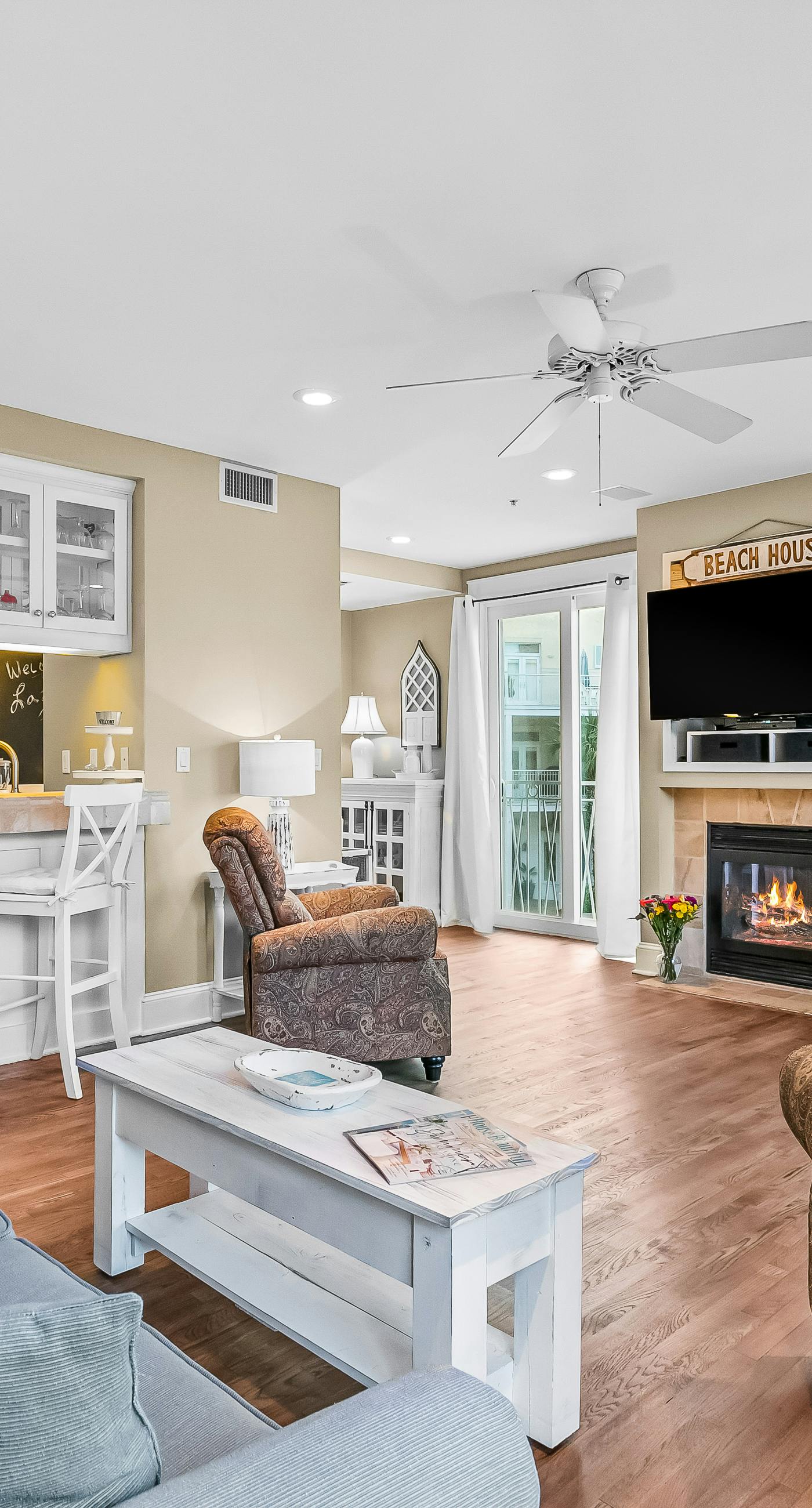 Carillon Beach condo with WiFi, balcony, pool, and beach access