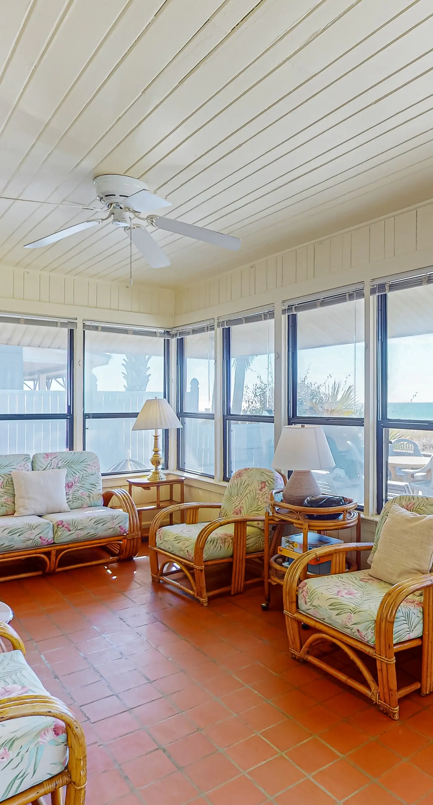 Large, snowbird & dog-friendly beachfront home w/WiFi & patio - steps to sand