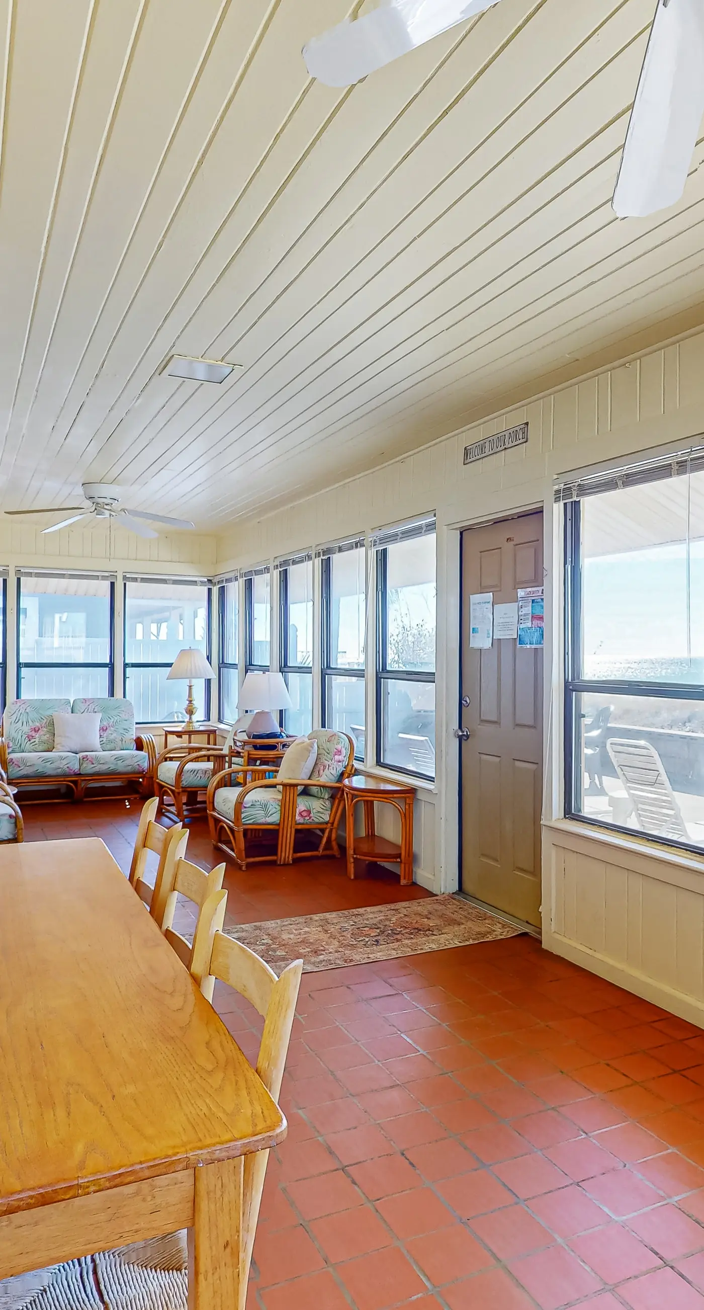 Large, snowbird & dog-friendly beachfront home w/WiFi & patio - steps to sand